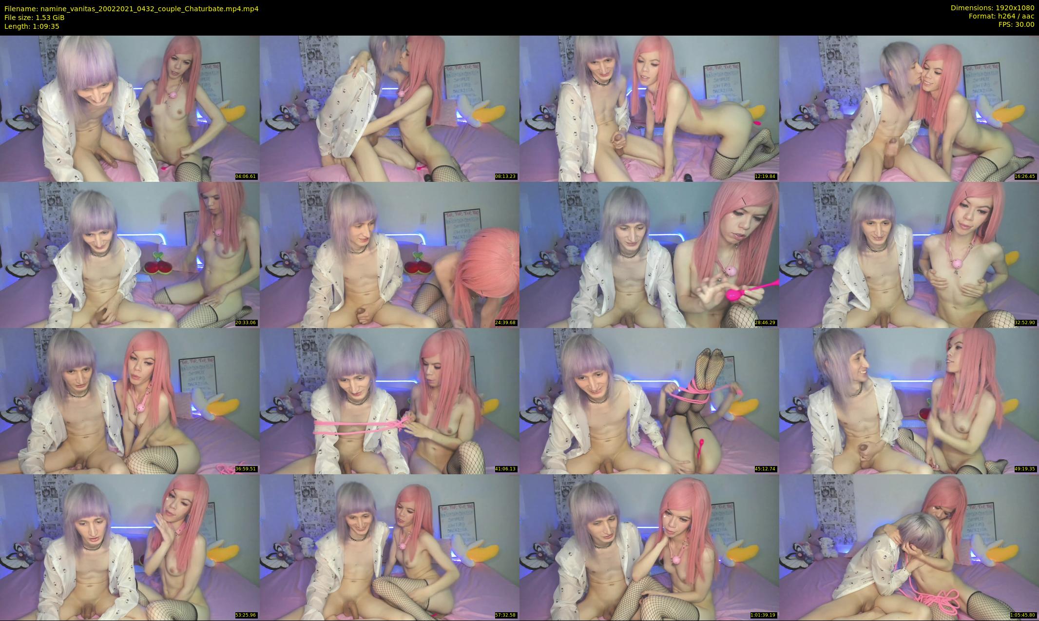 namine_vanitas — 70 minute Chaturbate couple cam show recording, 1080p, Feb 20, 2021