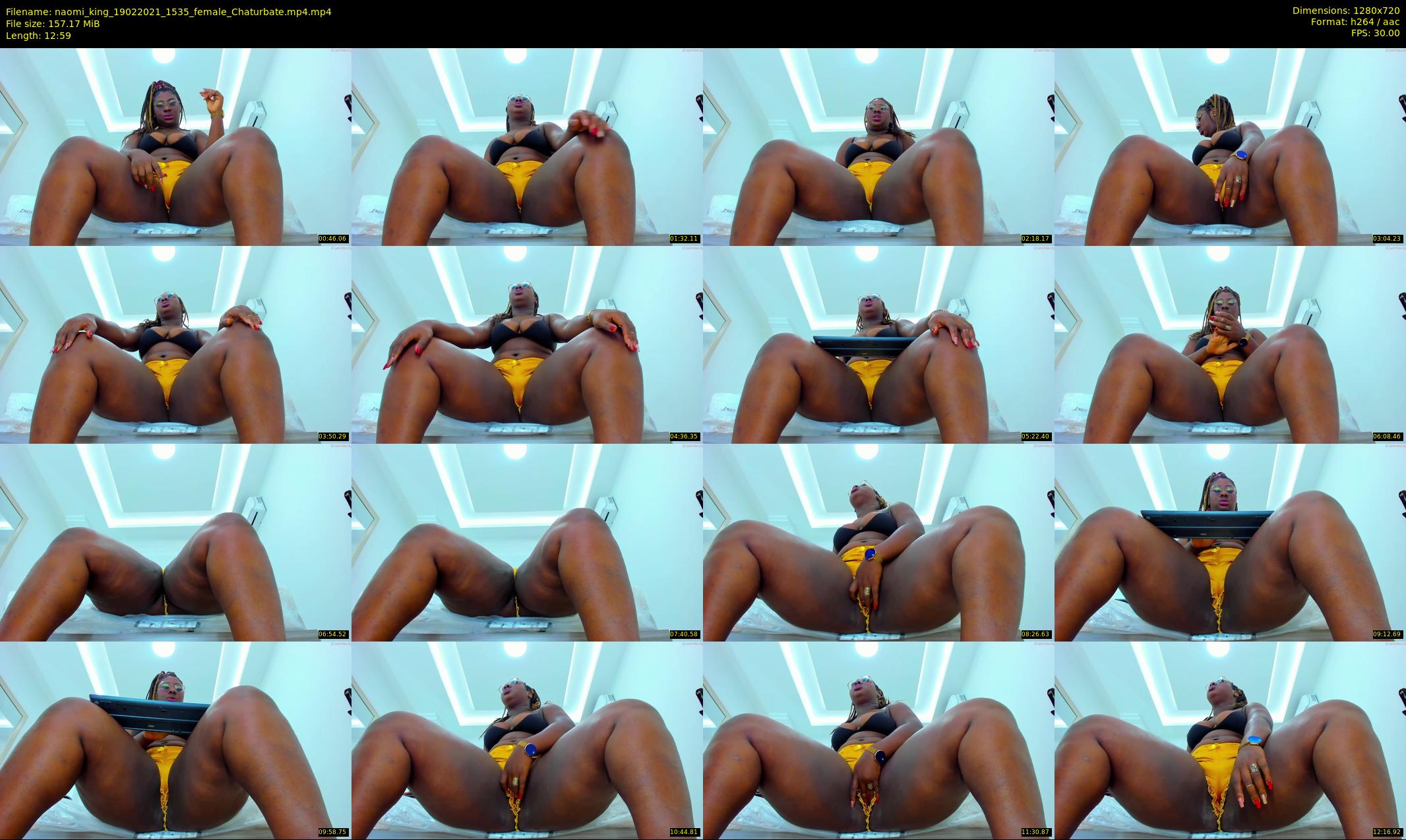 naomi_king — 13 minute Chaturbate female cam show recording, 720p, Feb 19, 2021