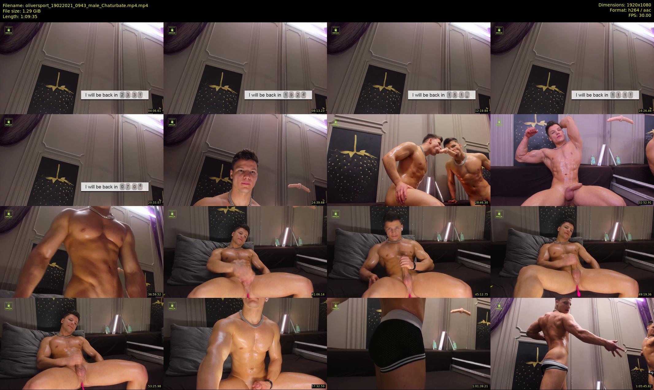 oliversport — 70 minute Chaturbate male cam show recording, 1080p, Feb 19, 2021