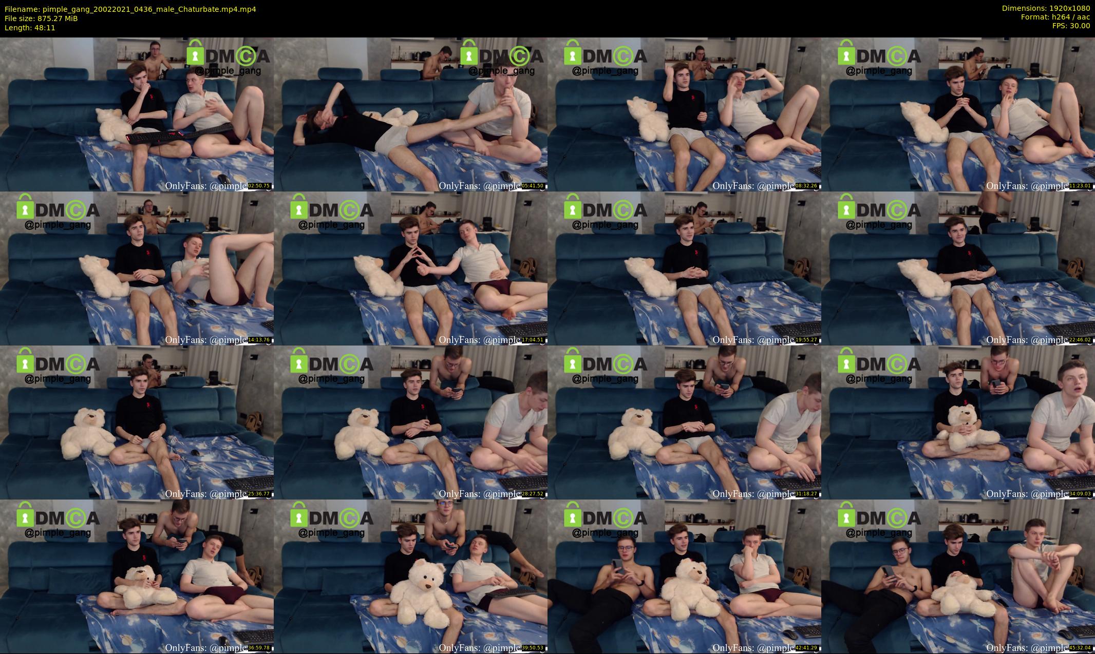 pimple_gang — 49 minute Chaturbate male cam show recording, 1080p, Feb 20, 2021
