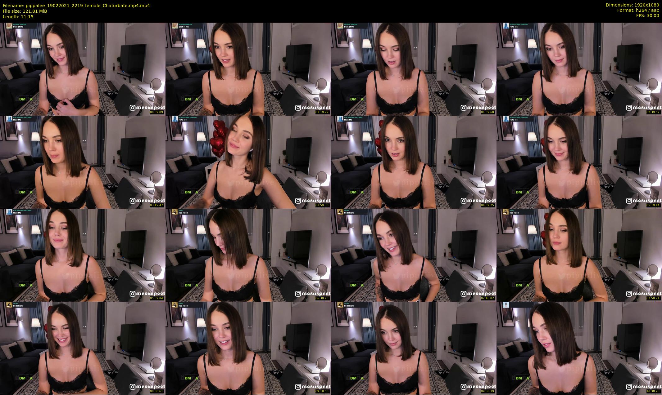 pippalee — 12 minute Chaturbate female cam show recording, 1080p, Feb 19, 2021