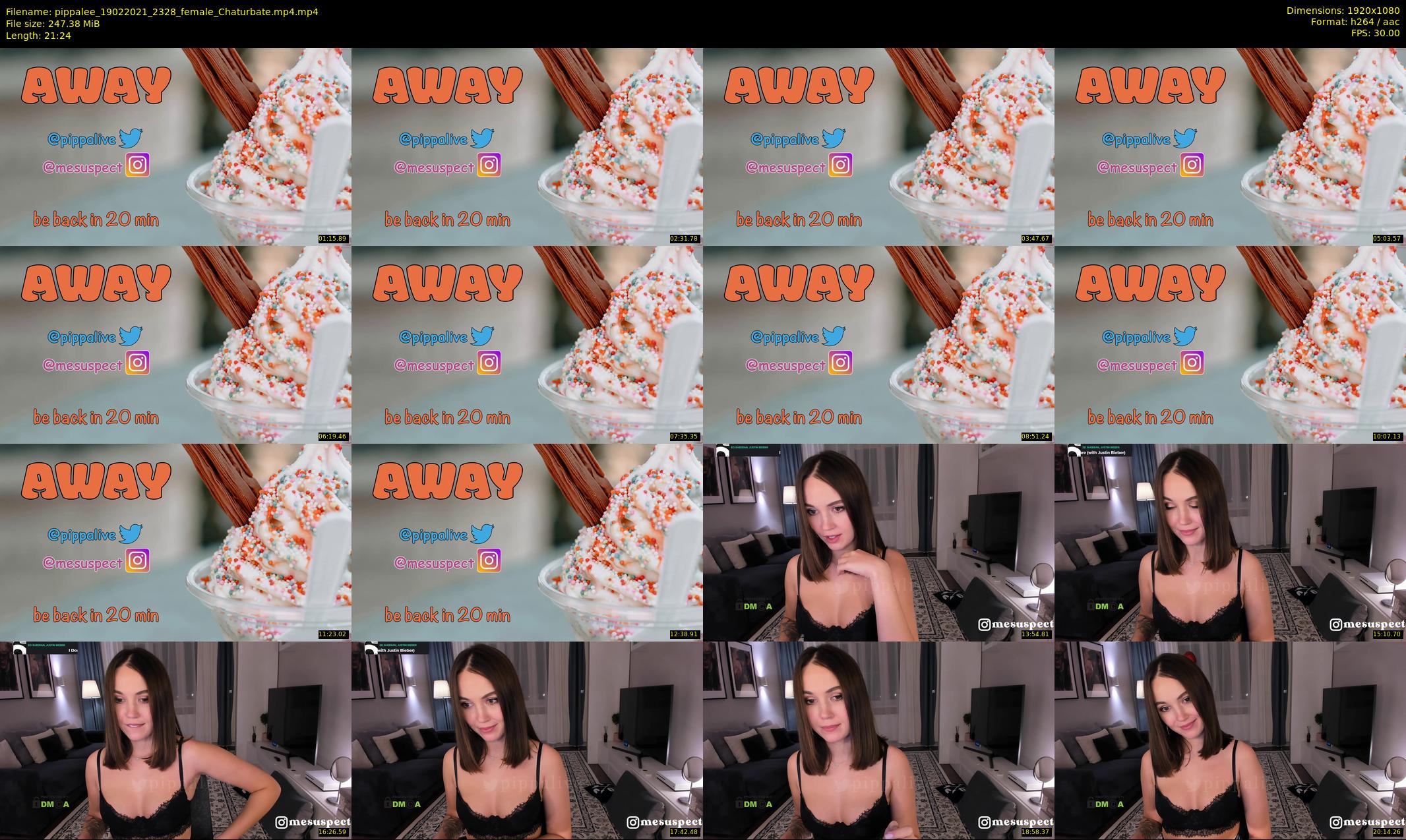 pippalee — 22 minute Chaturbate female cam show recording, 1080p, Feb 19, 2021