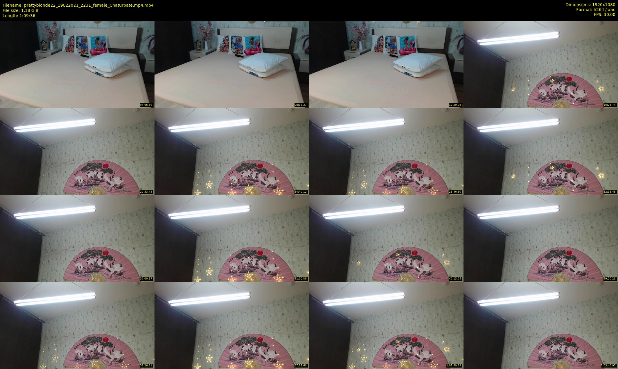 prettyblonde22 — 70 minute Chaturbate female cam show recording, 1080p, Feb 19, 2021