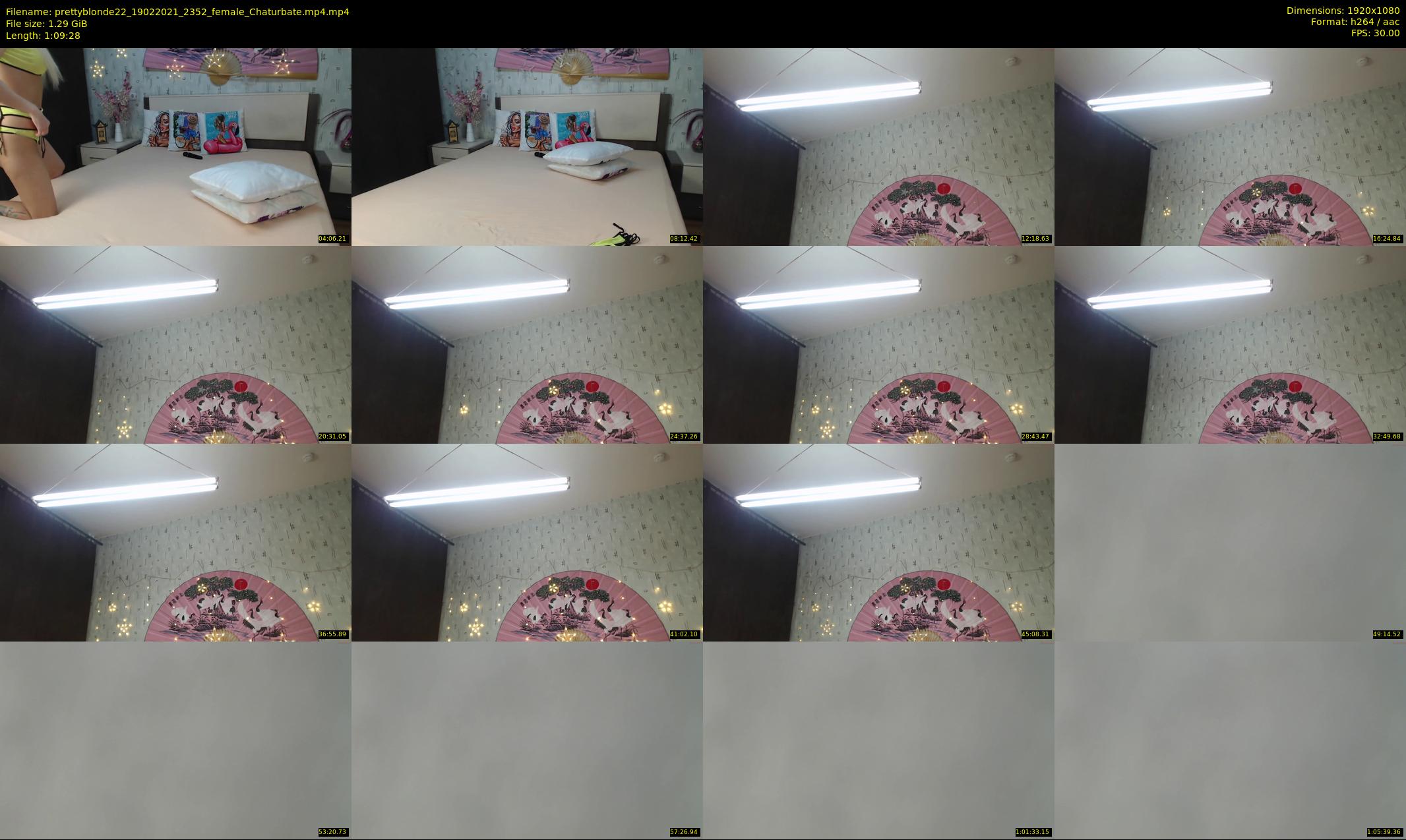 prettyblonde22 — 70 minute Chaturbate female cam show recording, 1080p, Feb 19, 2021