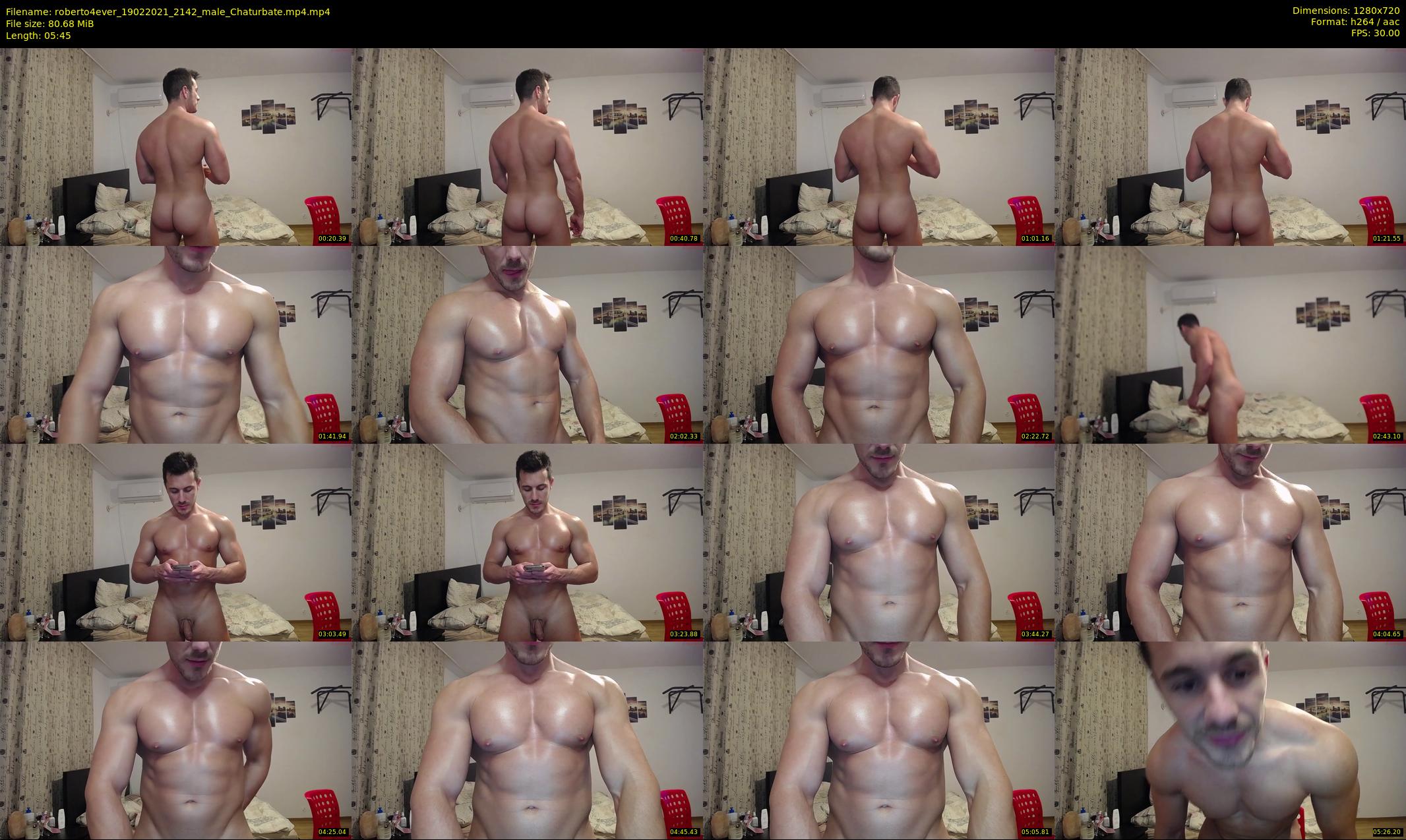 roberto4ever — 6 minute Chaturbate male cam show recording, 720p, Feb 19, 2021