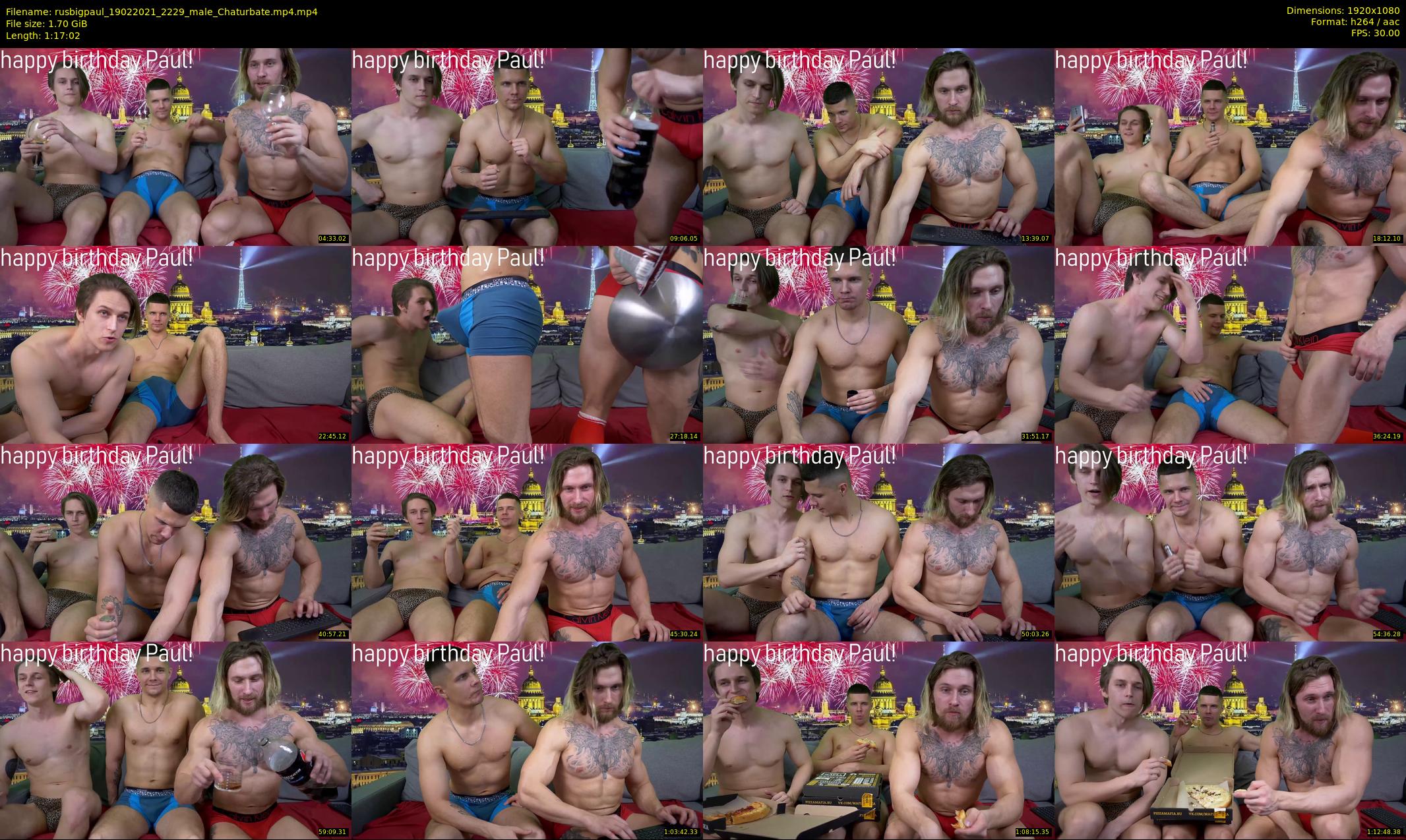 rusbigpaul — 78 minute Chaturbate male cam show recording, 1080p, Feb 19, 2021