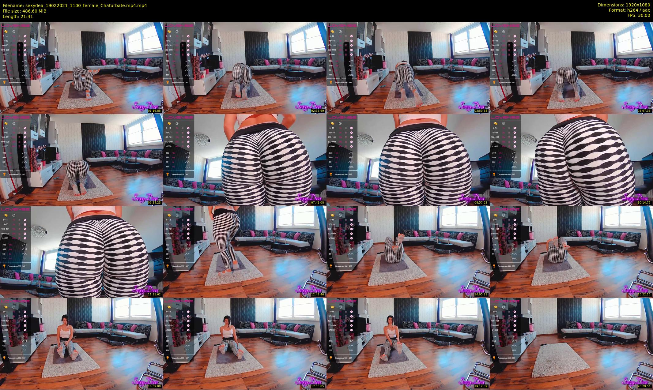 sexydea — 22 minute Chaturbate female cam show recording, 1080p, Feb 19, 2021