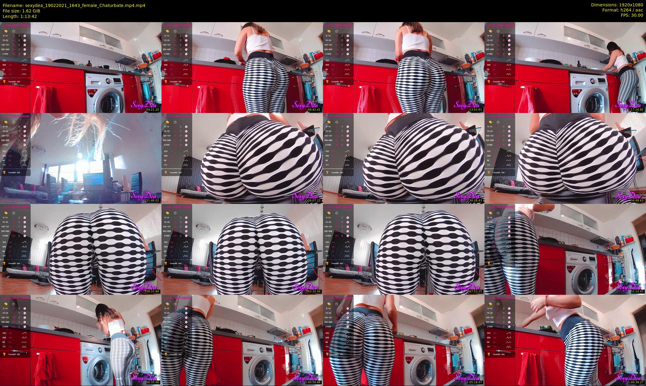 sexydea — 74 minute Chaturbate female cam show recording, 1080p, Feb 19, 2021