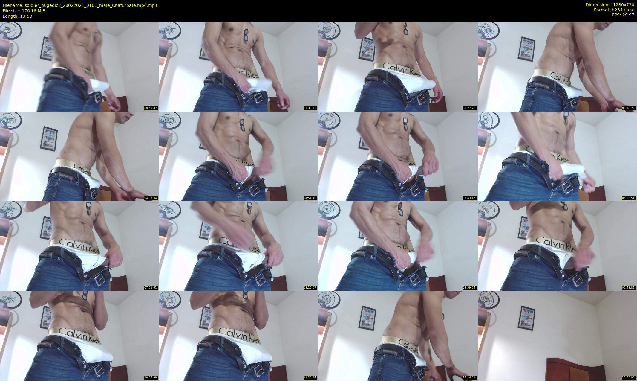 soldier_hugedick — 14 minute Chaturbate male cam show recording, 720p, Feb 20, 2021