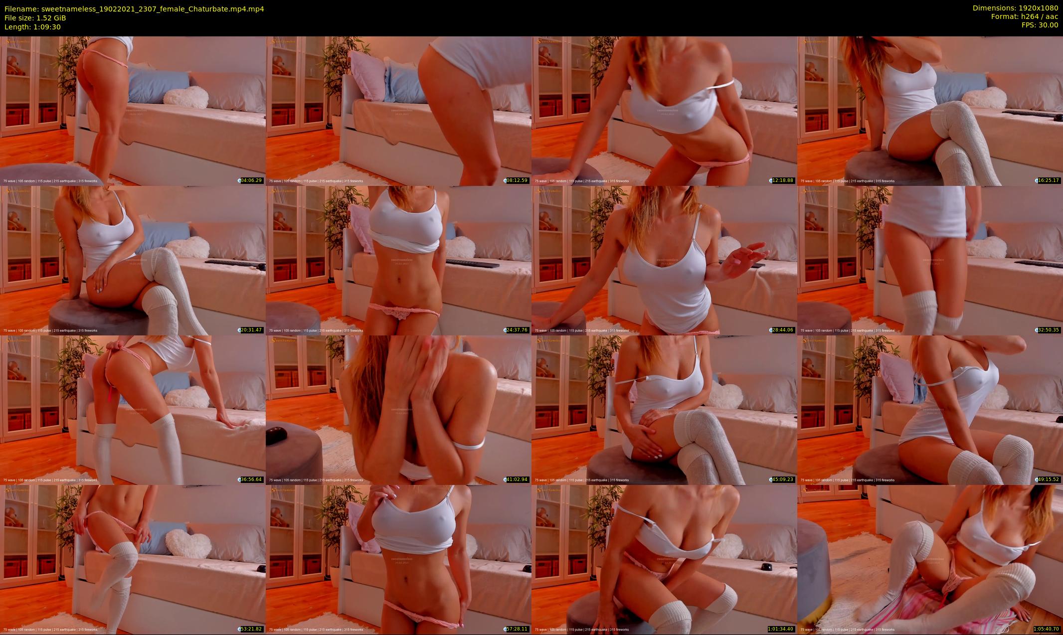 sweetnameless — 70 minute Chaturbate couple cam show recording, 1080p, Feb 19, 2021