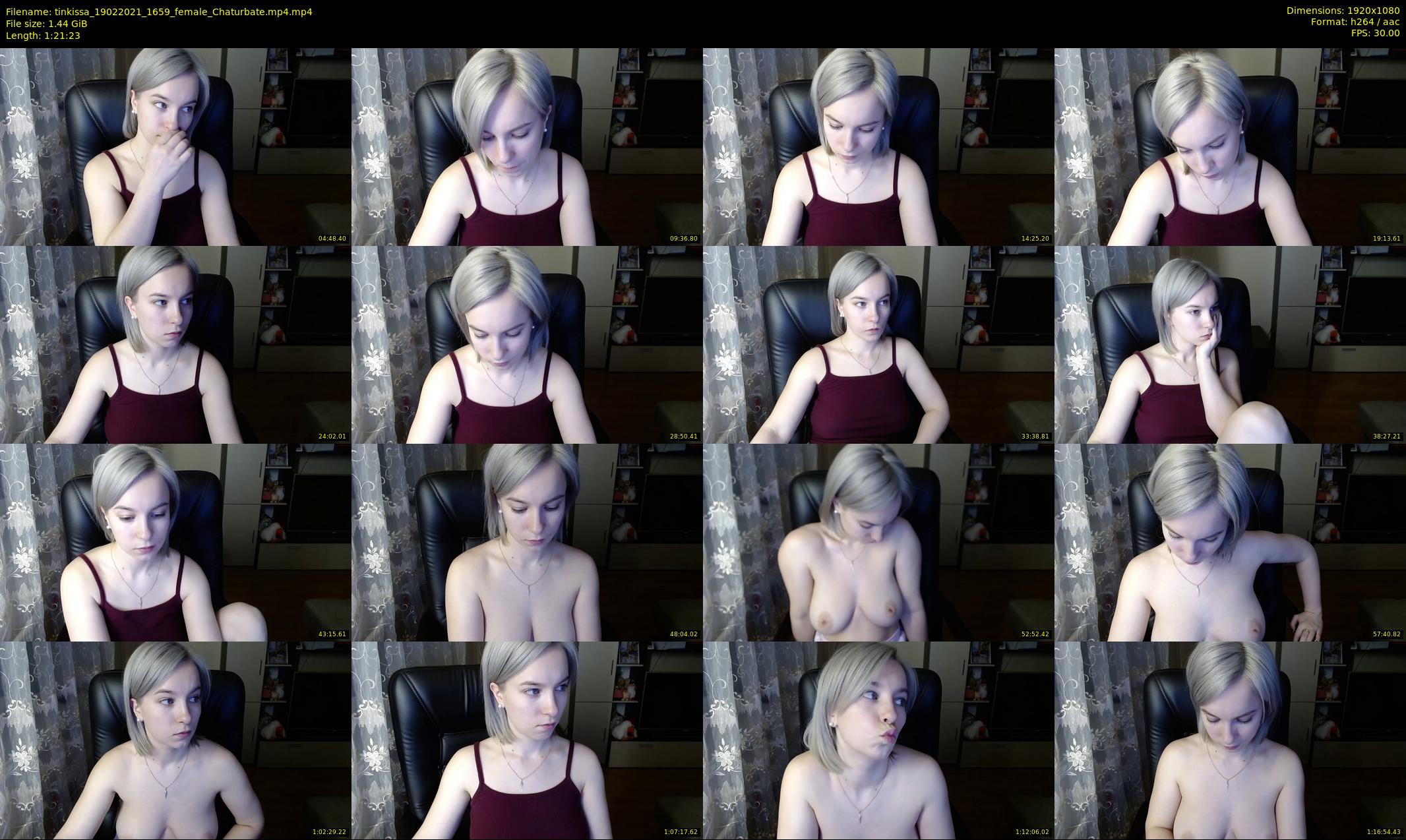 tinkissa — 82 minute Chaturbate couple cam show recording, 1080p, Feb 19, 2021
