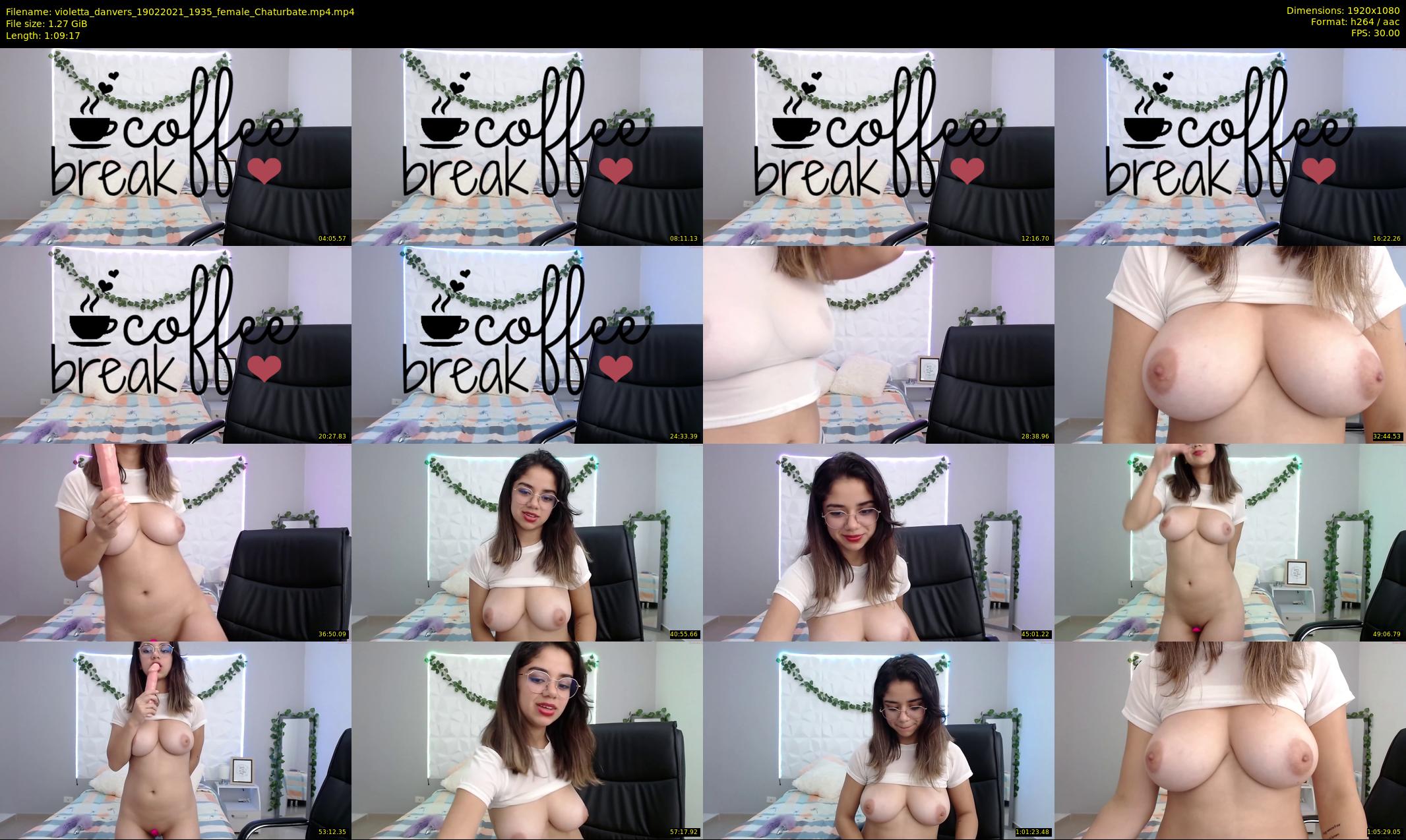 violetta_danvers — 70 minute Chaturbate female cam show recording, 1080p, Feb 19, 2021