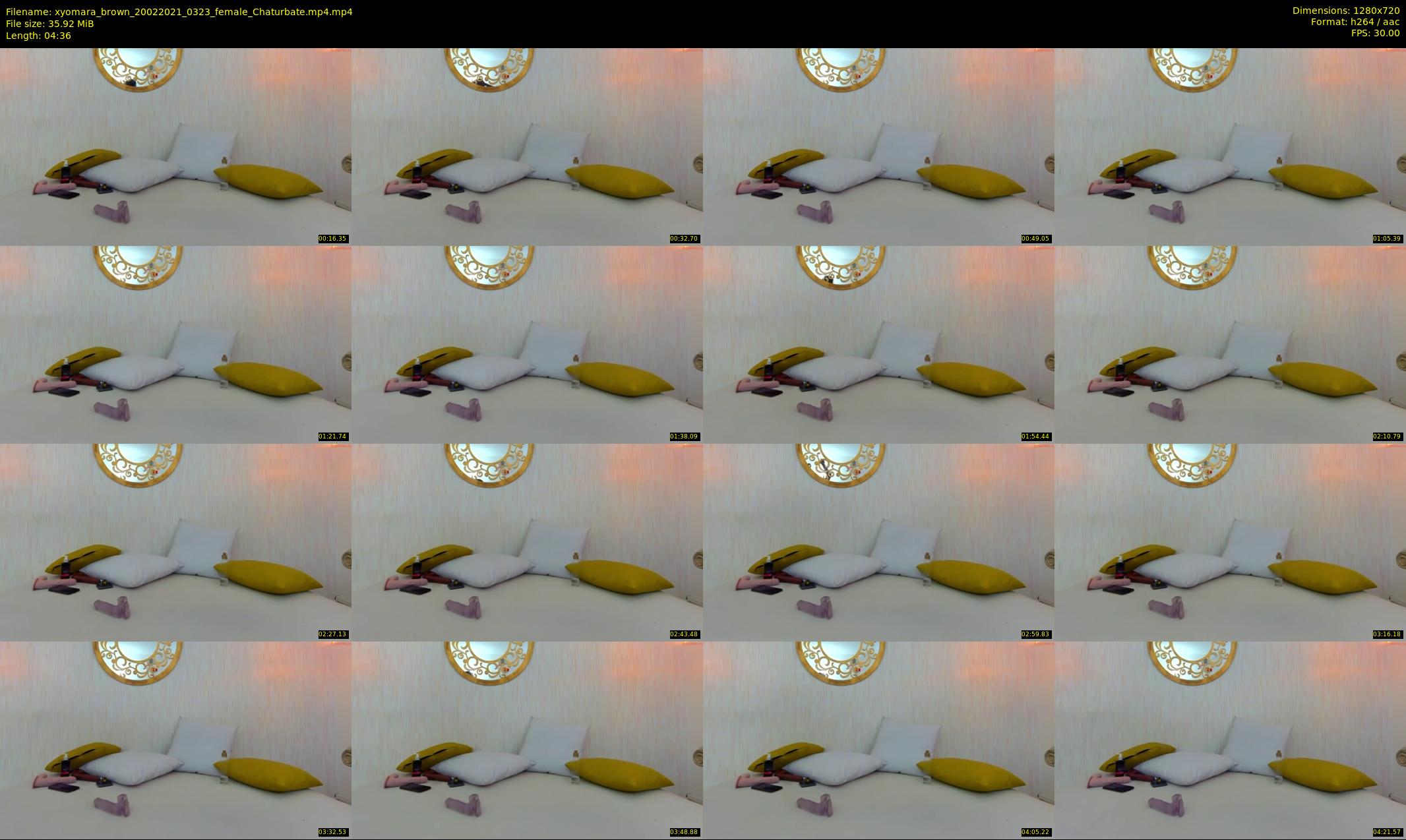 xyomara_brown — 5 minute Chaturbate female cam show recording, 720p, Feb 20, 2021