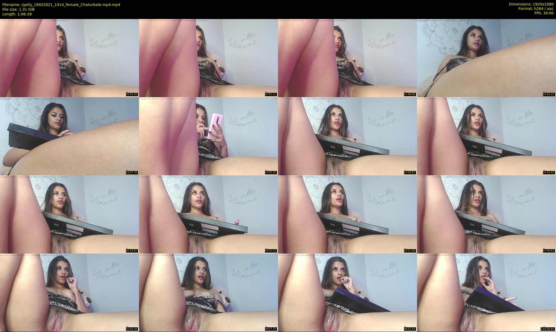 zyelly — 67 minute Chaturbate female cam show recording, 1080p, Feb 19, 2021