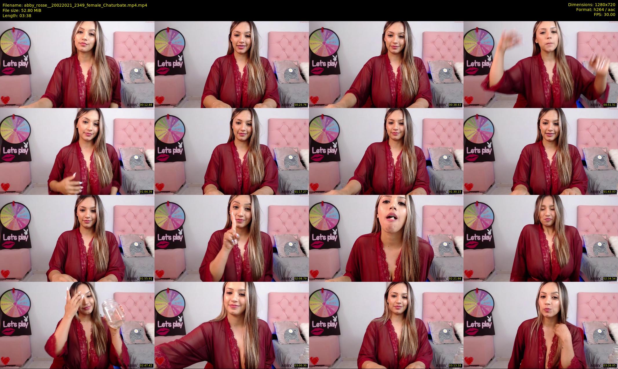 abby_rosse_ — 4 minute Chaturbate female cam show recording, 720p, Feb 20, 2021
