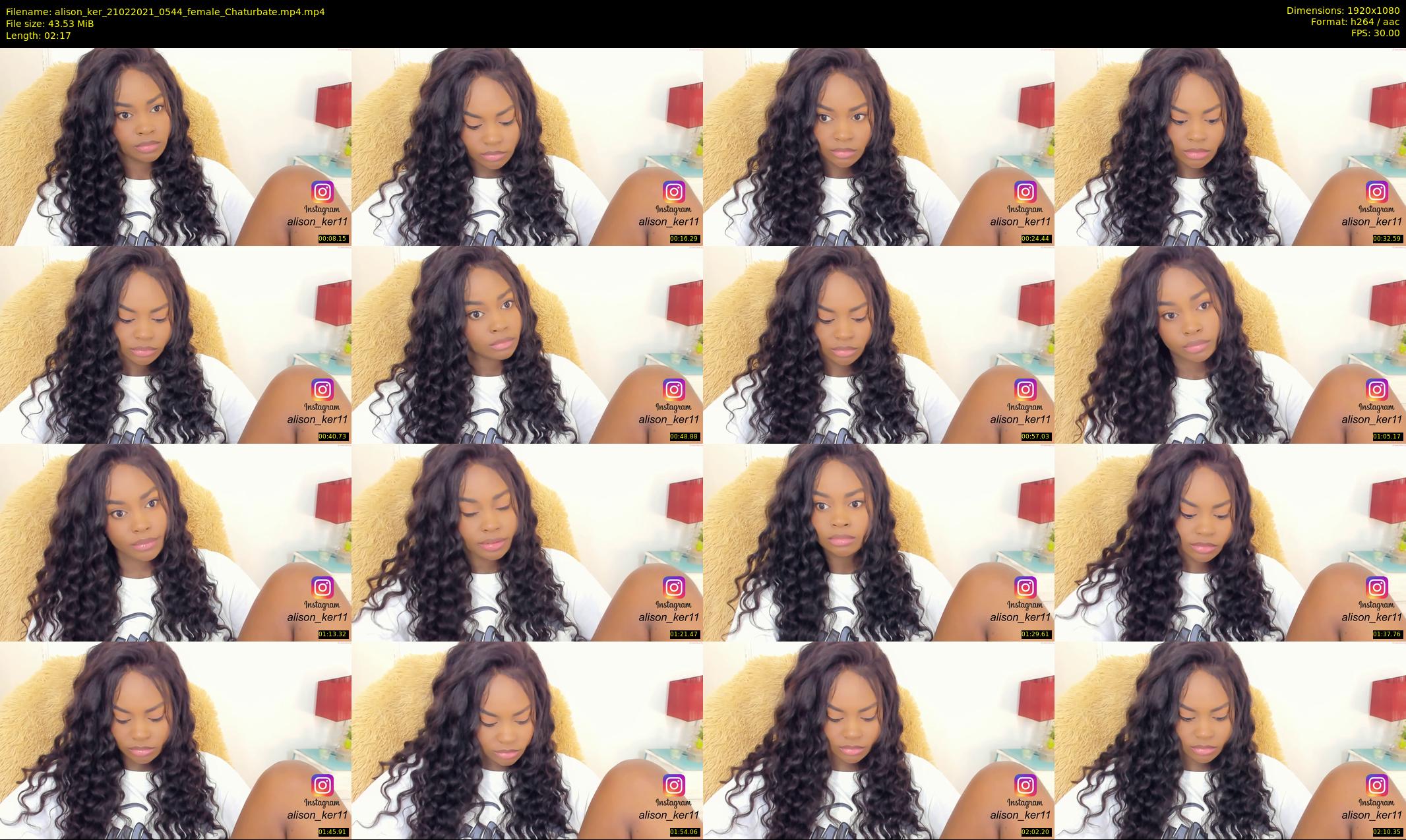 alison_ker — 3 minute Chaturbate female cam show recording, 1080p, Feb 21, 2021