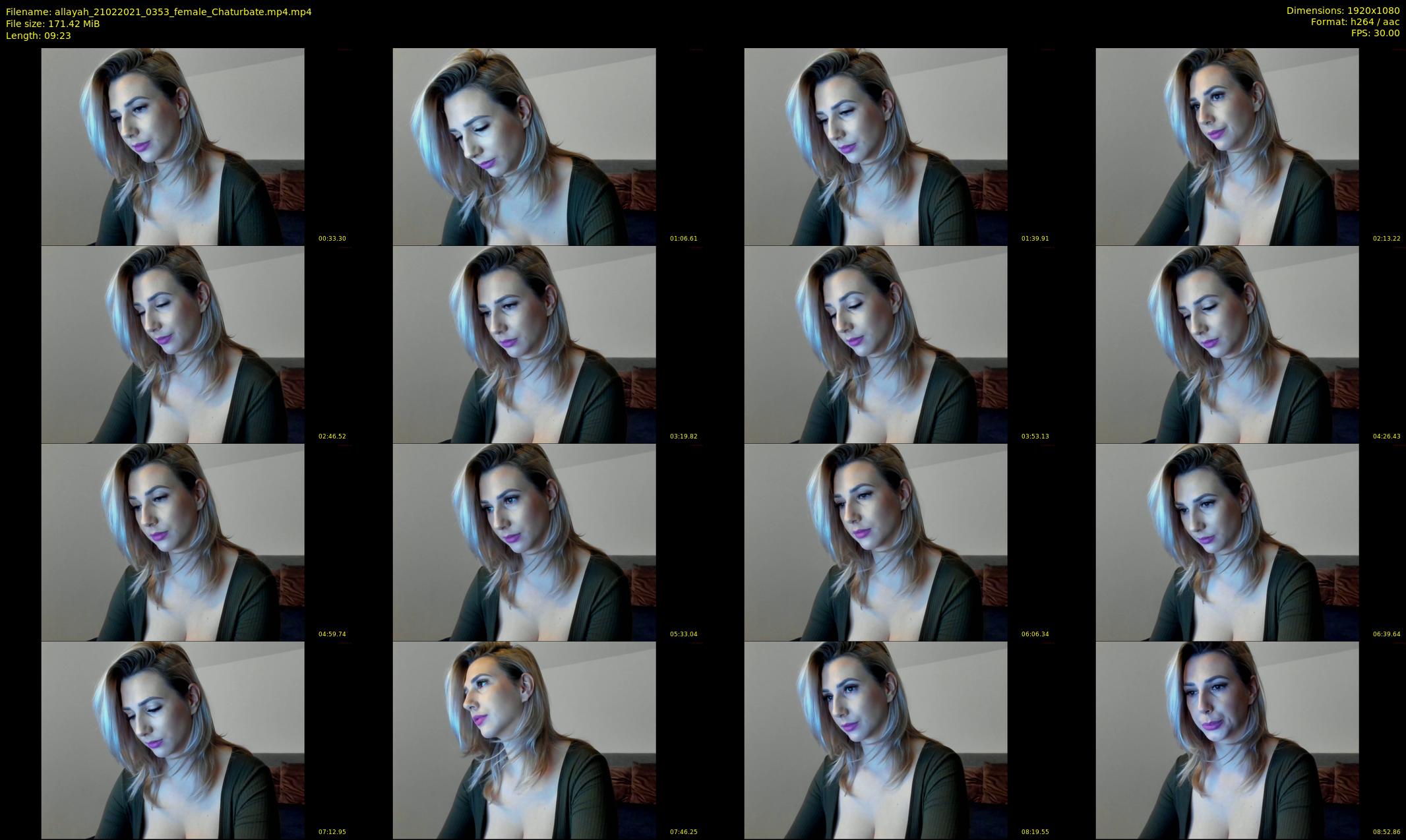 allayah — 10 minute Chaturbate female cam show recording, 1080p, Feb 21, 2021