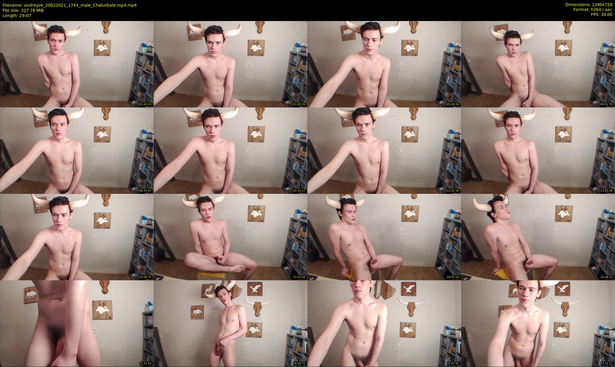 andreyve — 30 minute Chaturbate male cam show recording, 720p, Feb 20, 2021
