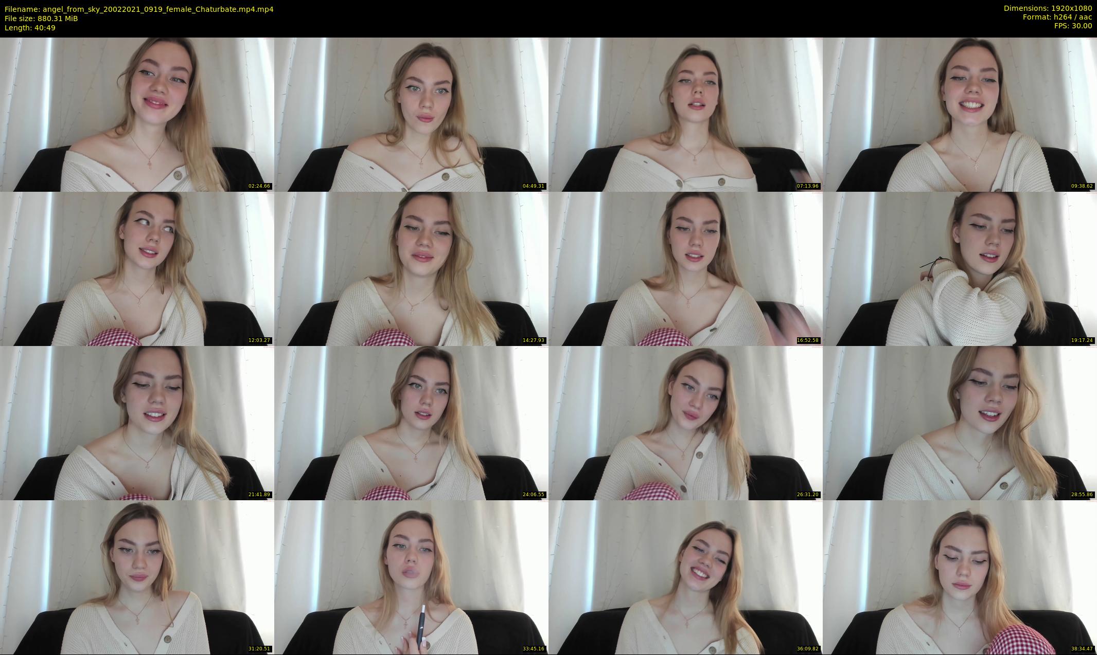 angel_from_sky — 41 minute Chaturbate female cam show recording, 1080p, Feb 20, 2021