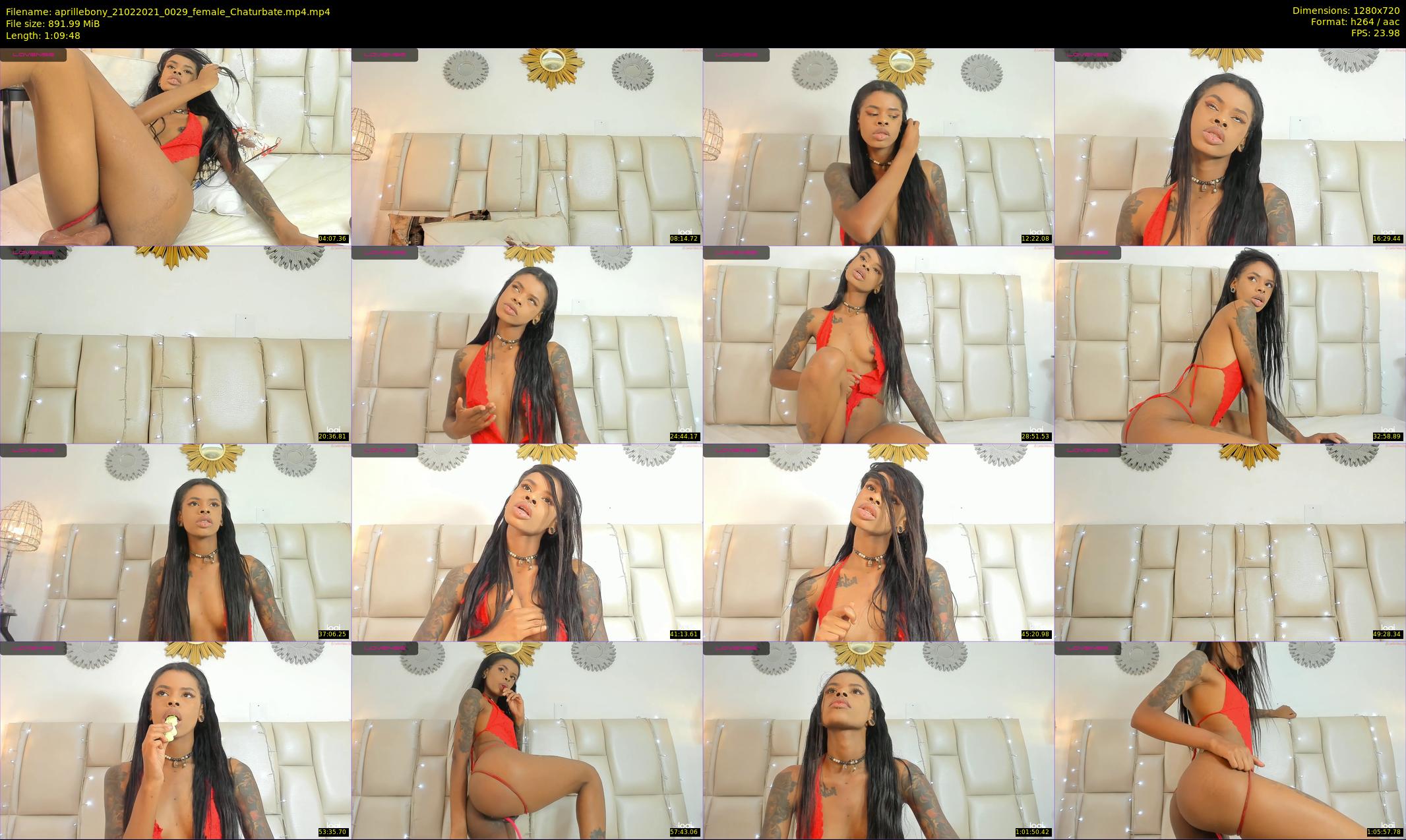 aprillebony — 70 minute Chaturbate female cam show recording, 720p, Feb 21, 2021