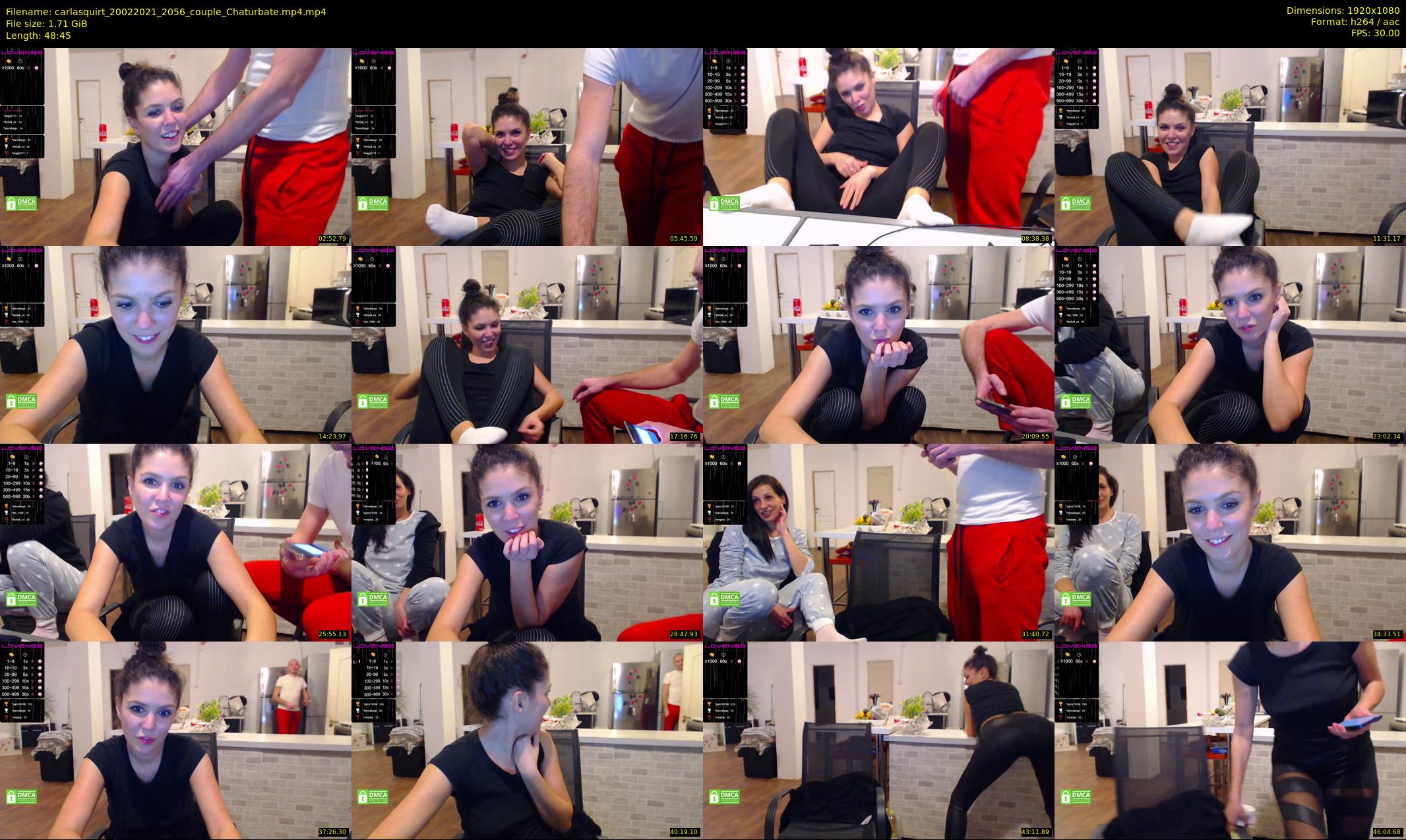 carlasquirt — 49 minute Chaturbate female cam show recording, 1080p, Feb 20, 2021