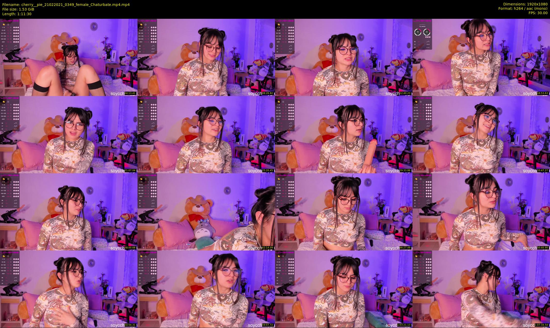 cherry__pie — 72 minute Chaturbate female cam show recording, 1080p, Feb 21, 2021