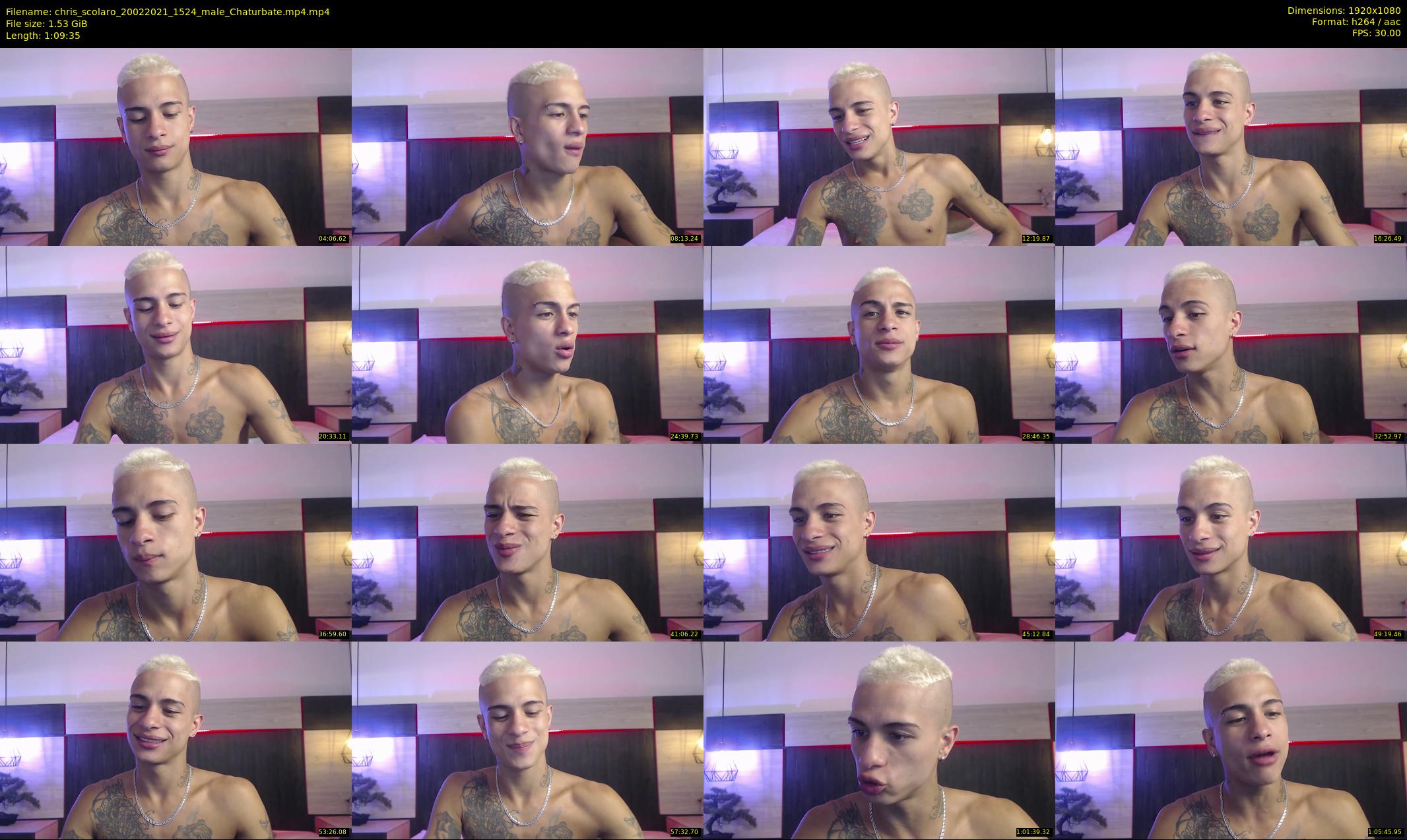 chris_scolaro — 70 minute Chaturbate male cam show recording, 1080p, Feb 20, 2021