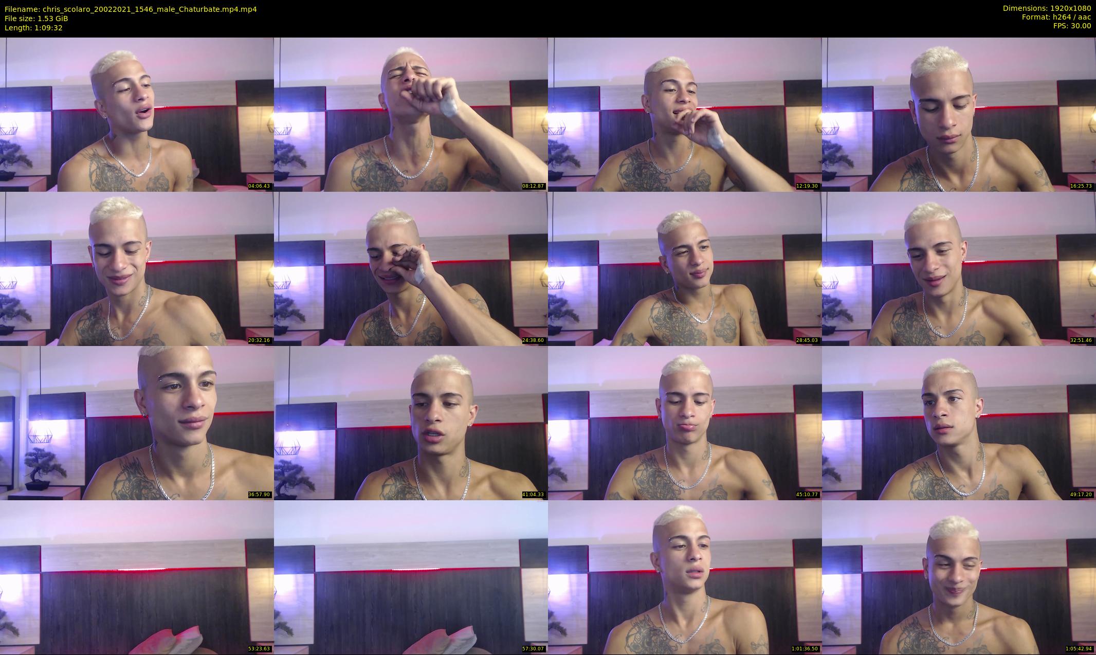 chris_scolaro — 70 minute Chaturbate male cam show recording, 1080p, Feb 20, 2021