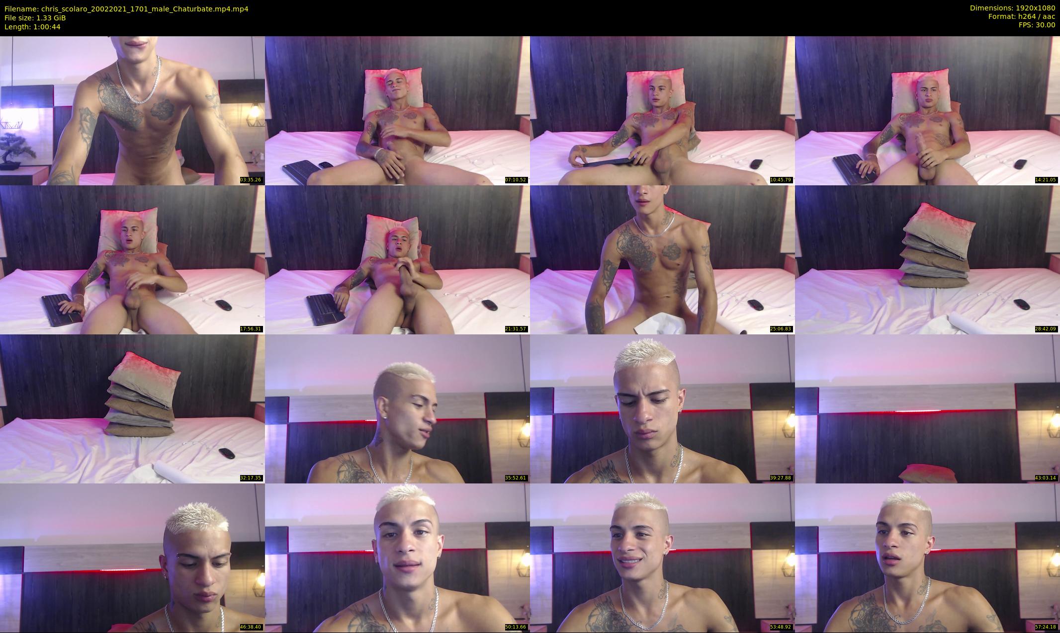 chris_scolaro — 61 minute Chaturbate male cam show recording, 1080p, Feb 20, 2021