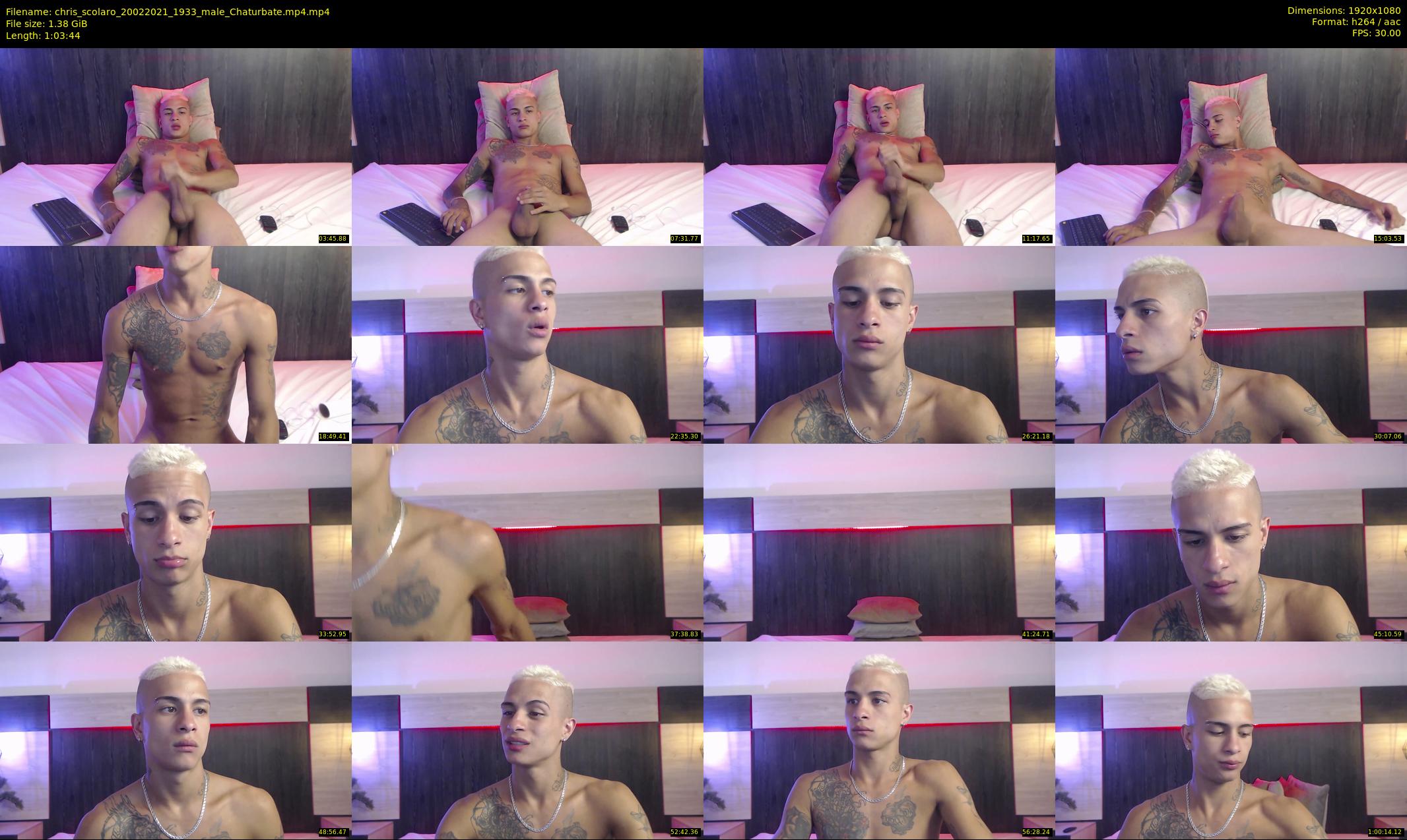 chris_scolaro — 64 minute Chaturbate male cam show recording, 1080p, Feb 20, 2021