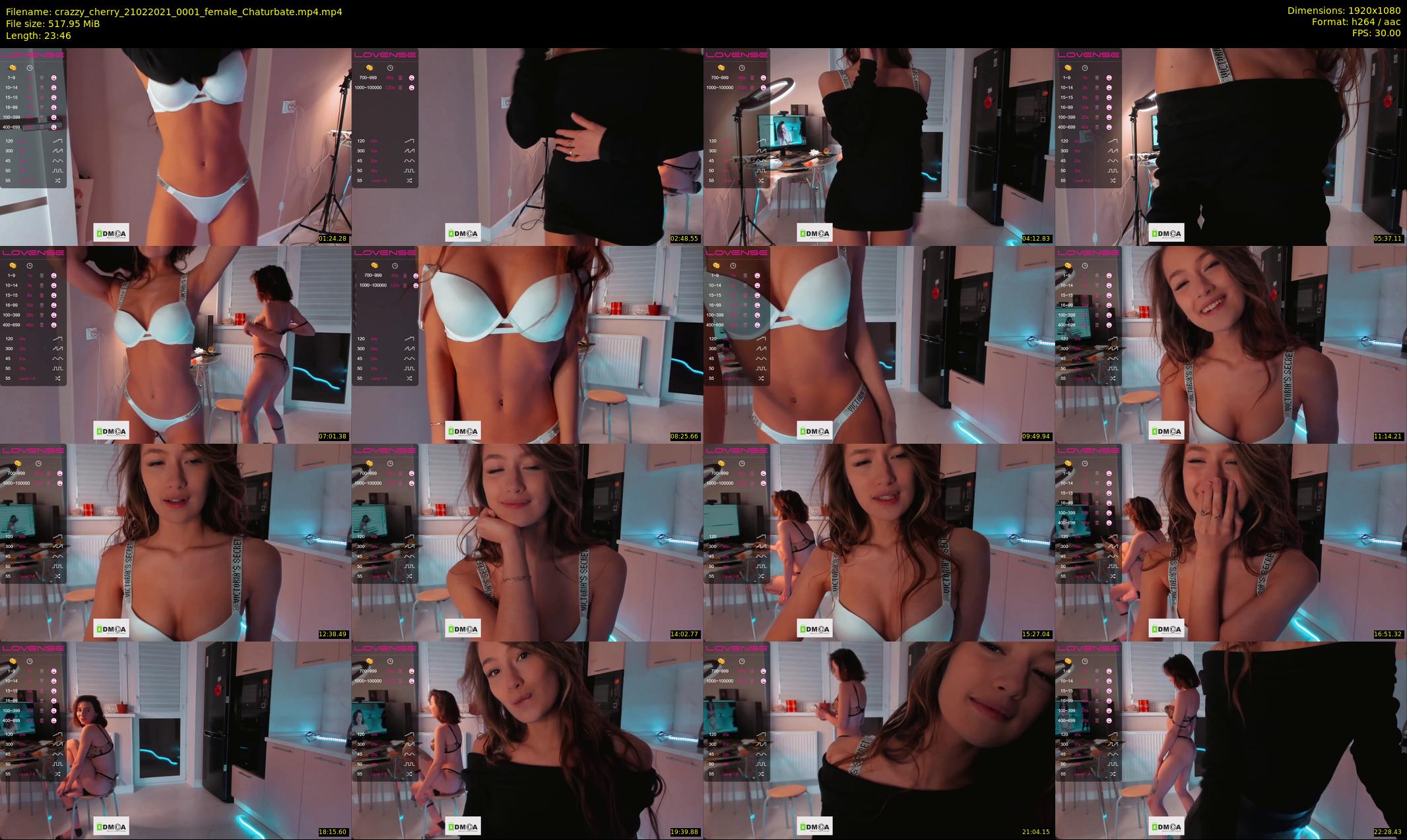 crazzy_cherry — 24 minute Chaturbate female cam show recording, 1080p, Feb 21, 2021