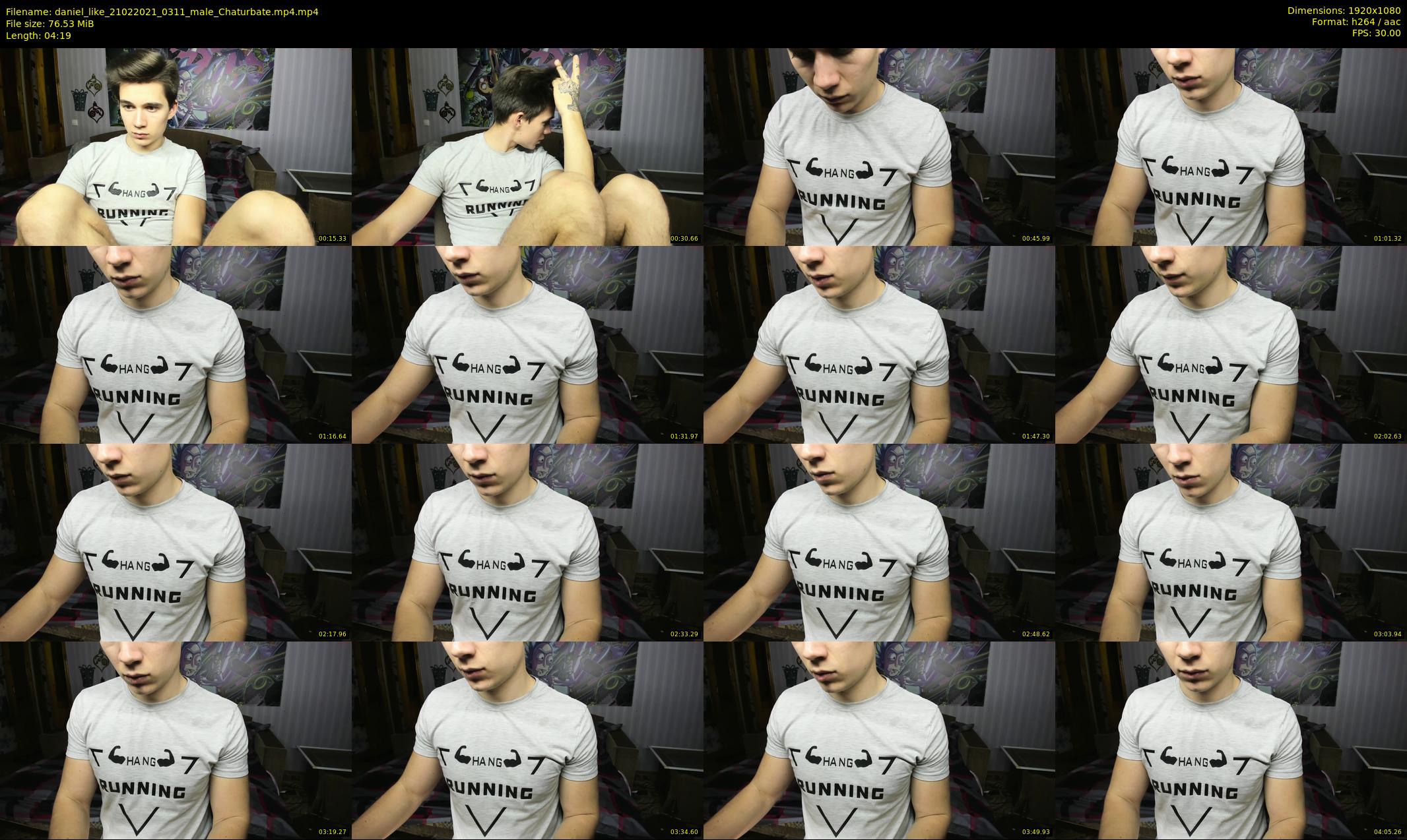 daniel_like — 5 minute Chaturbate male cam show recording, 1080p, Feb 21, 2021