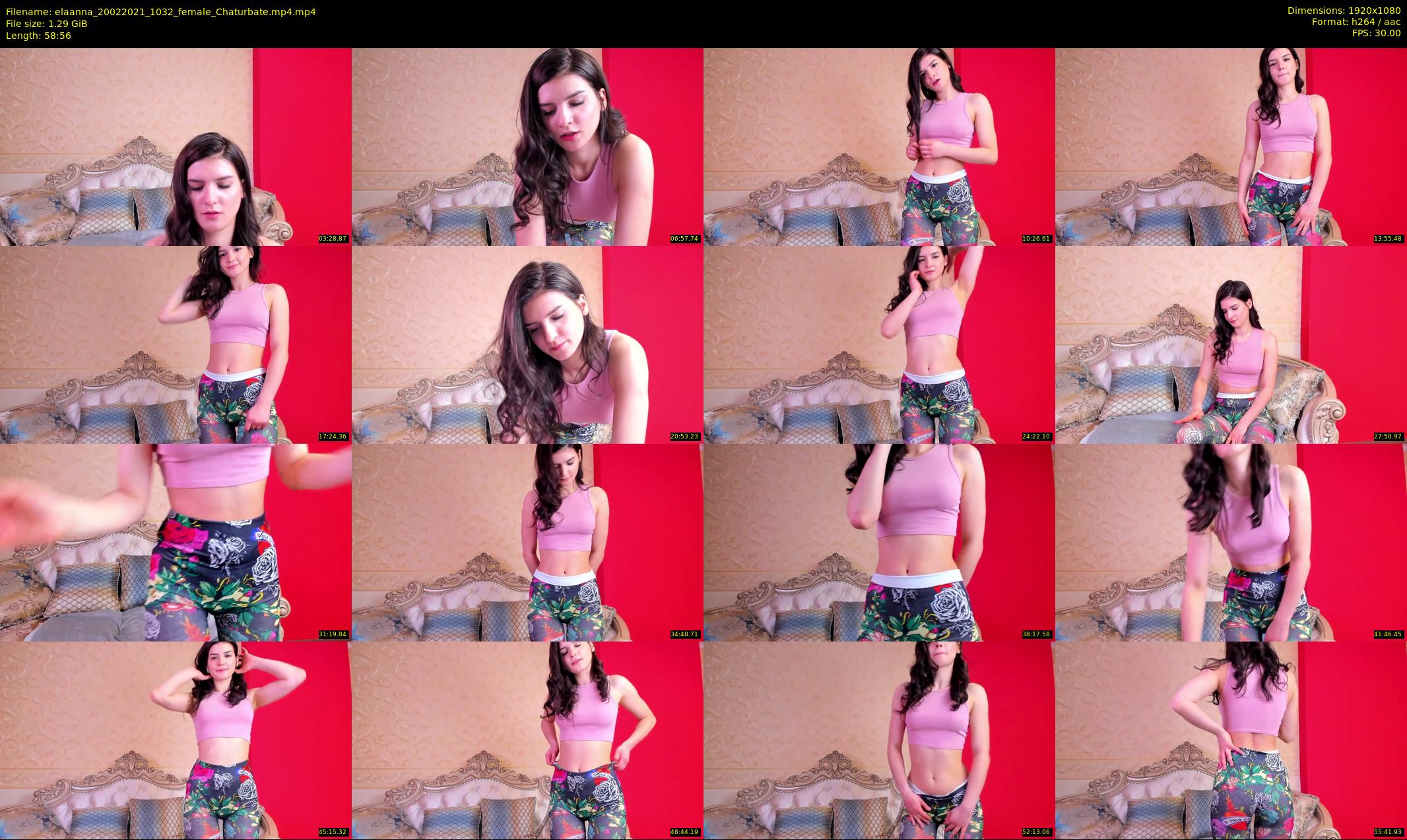 elaanna — 59 minute Chaturbate female cam show recording, 1080p, Feb 20, 2021