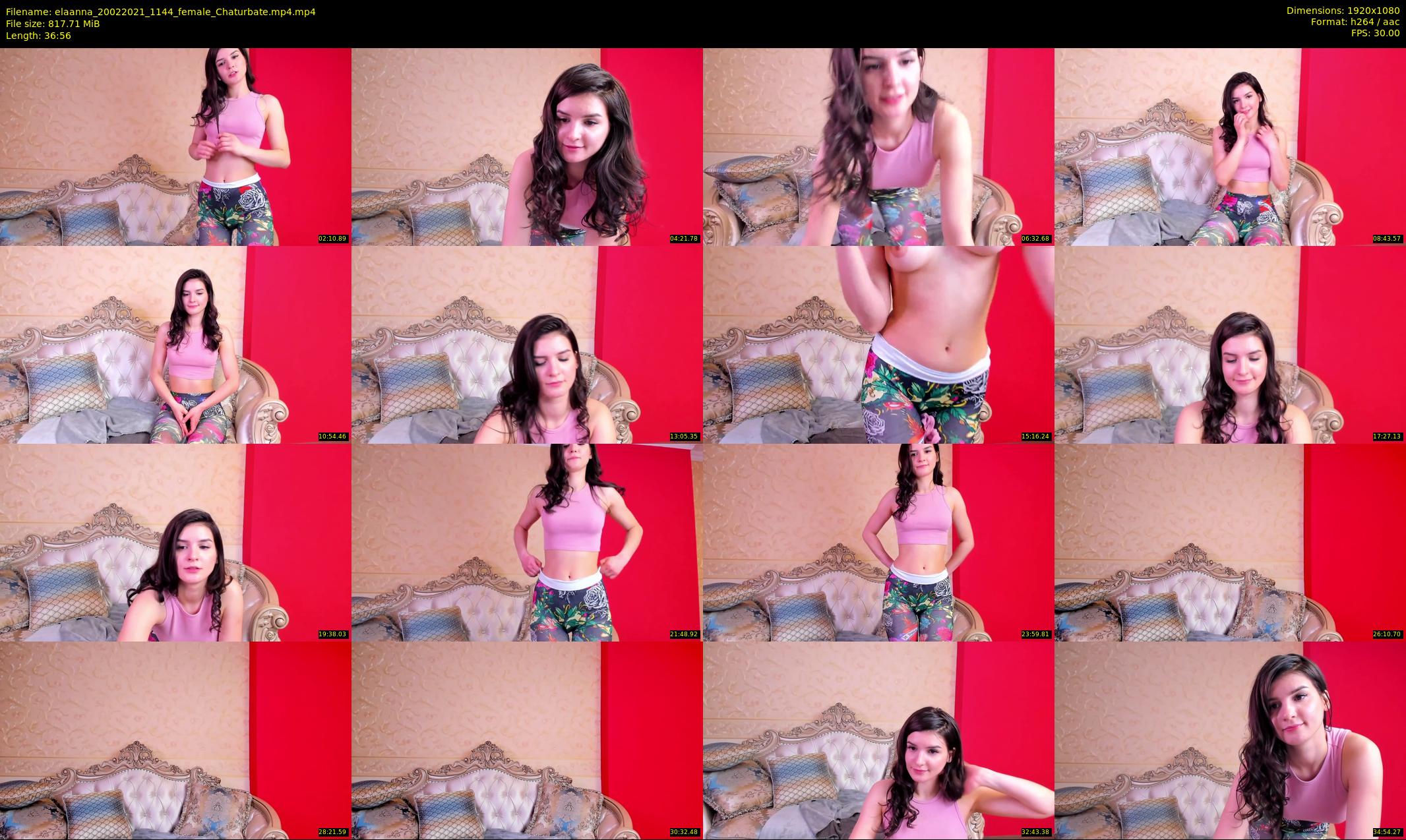 elaanna — 37 minute Chaturbate female cam show recording, 1080p, Feb 20, 2021