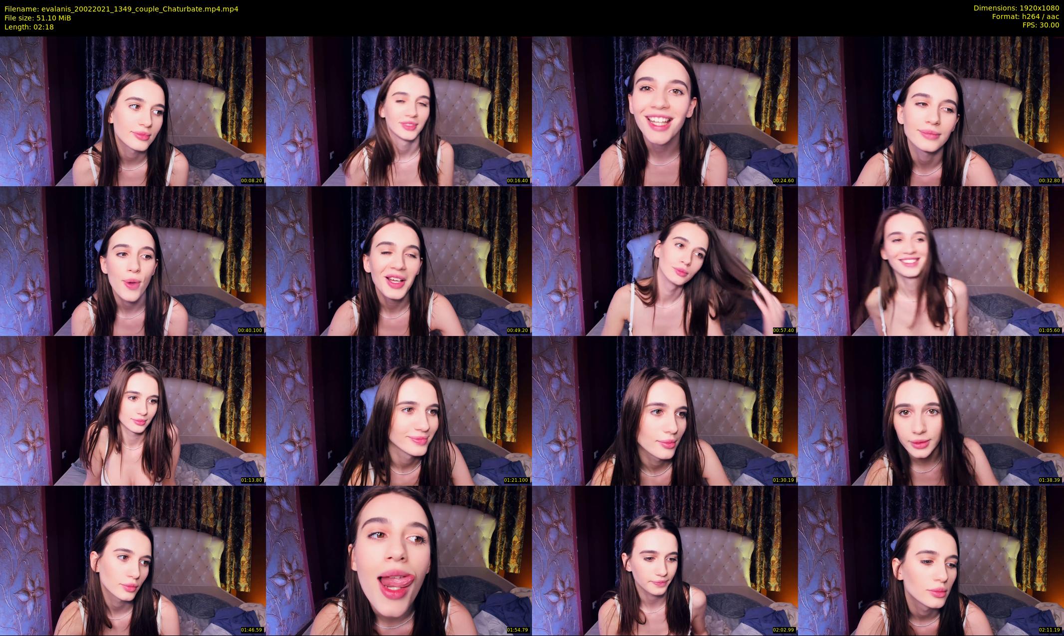 evalanis — 3 minute Chaturbate couple cam show recording, 1080p, Feb 20, 2021
