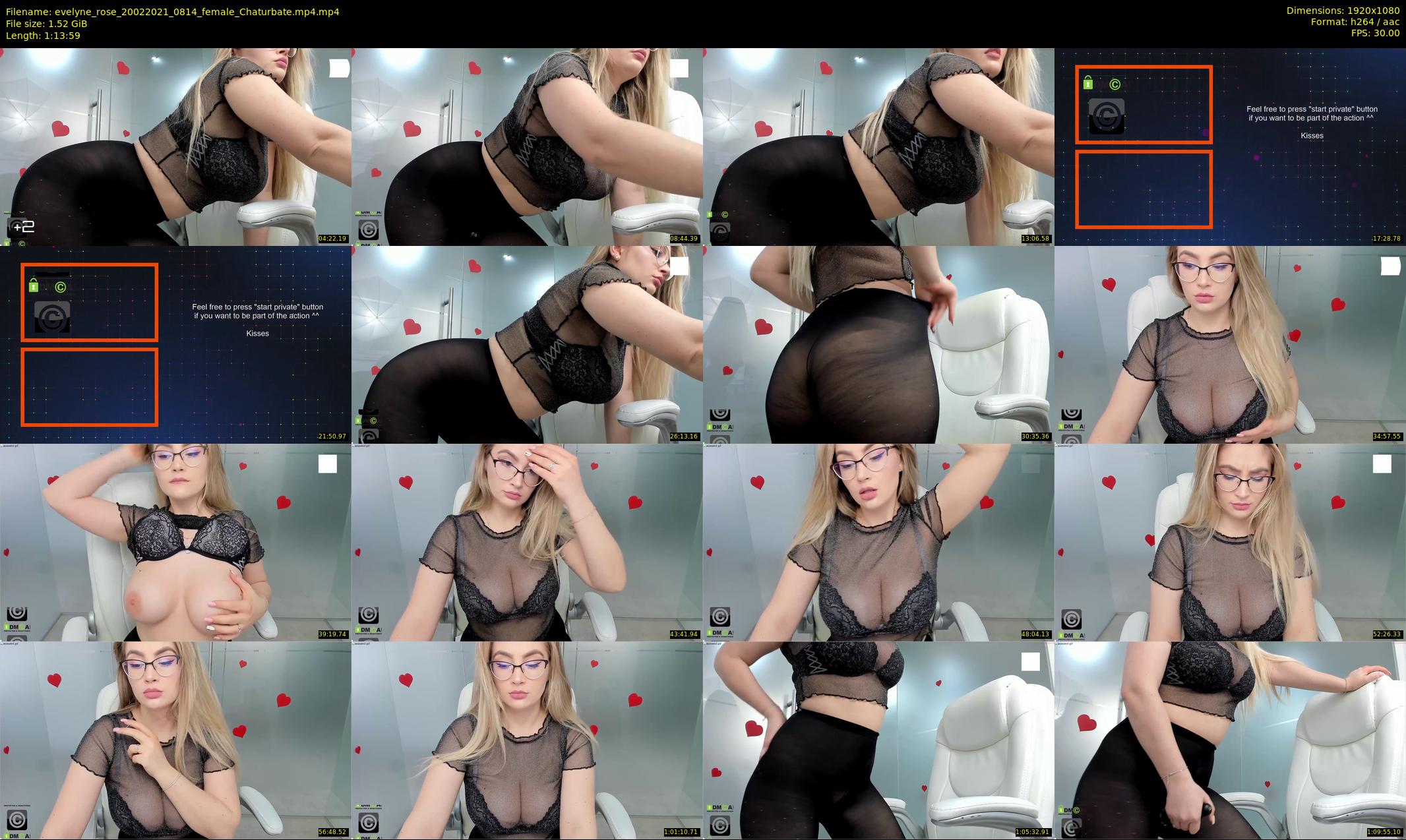 evelyne_rose — 74 minute Chaturbate female cam show recording, 1080p, Feb 20, 2021