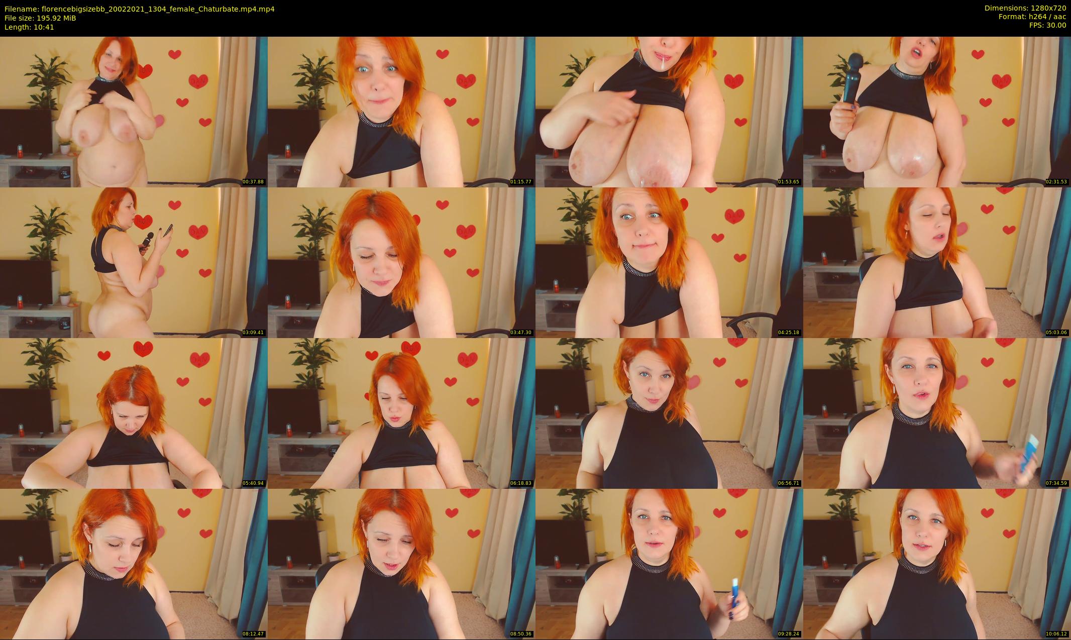 florencebigsizebb — 11 minute Chaturbate female cam show recording, 720p, Feb 20, 2021