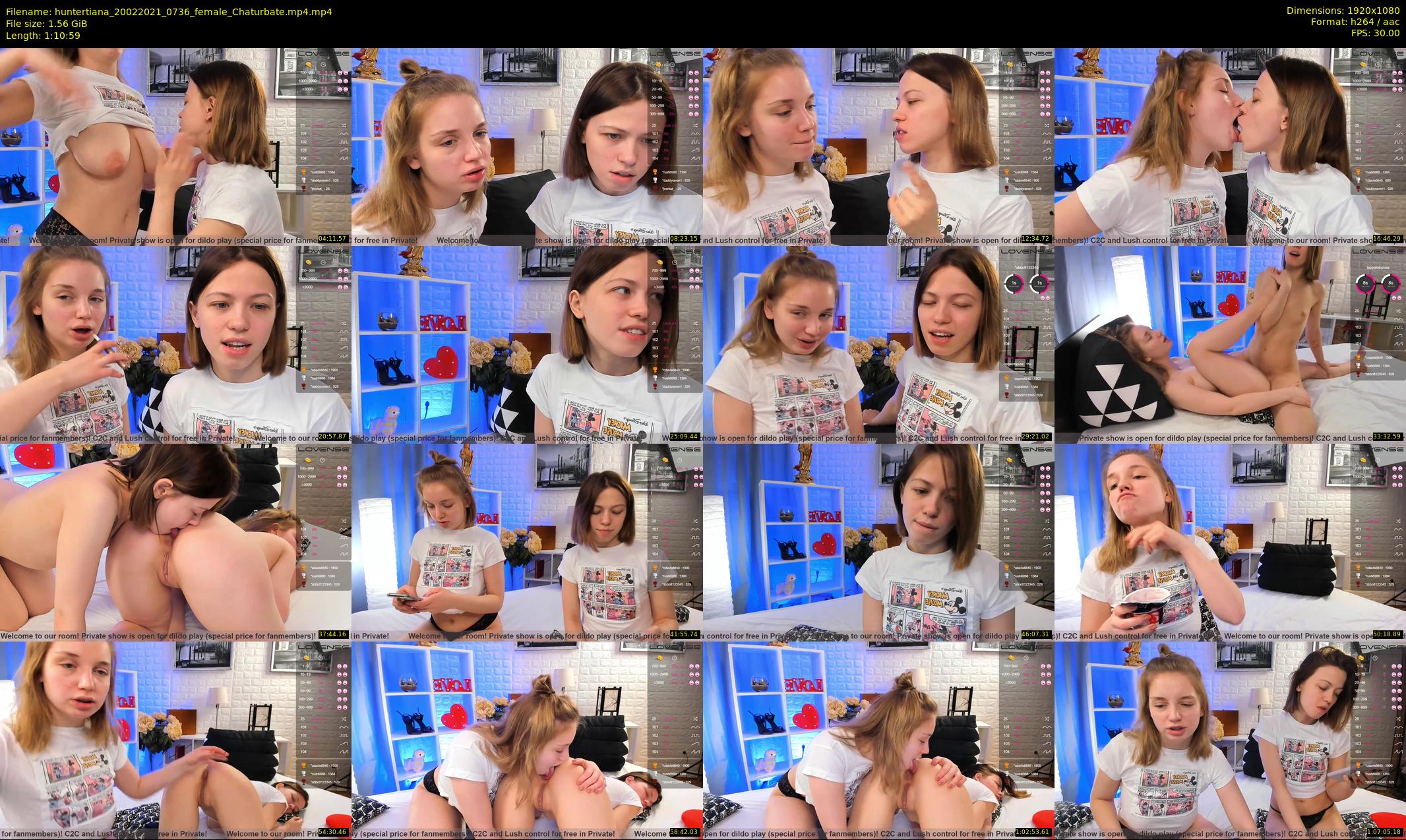 huntertiana — 71 minute Chaturbate female cam show recording, 1080p, Feb 20, 2021