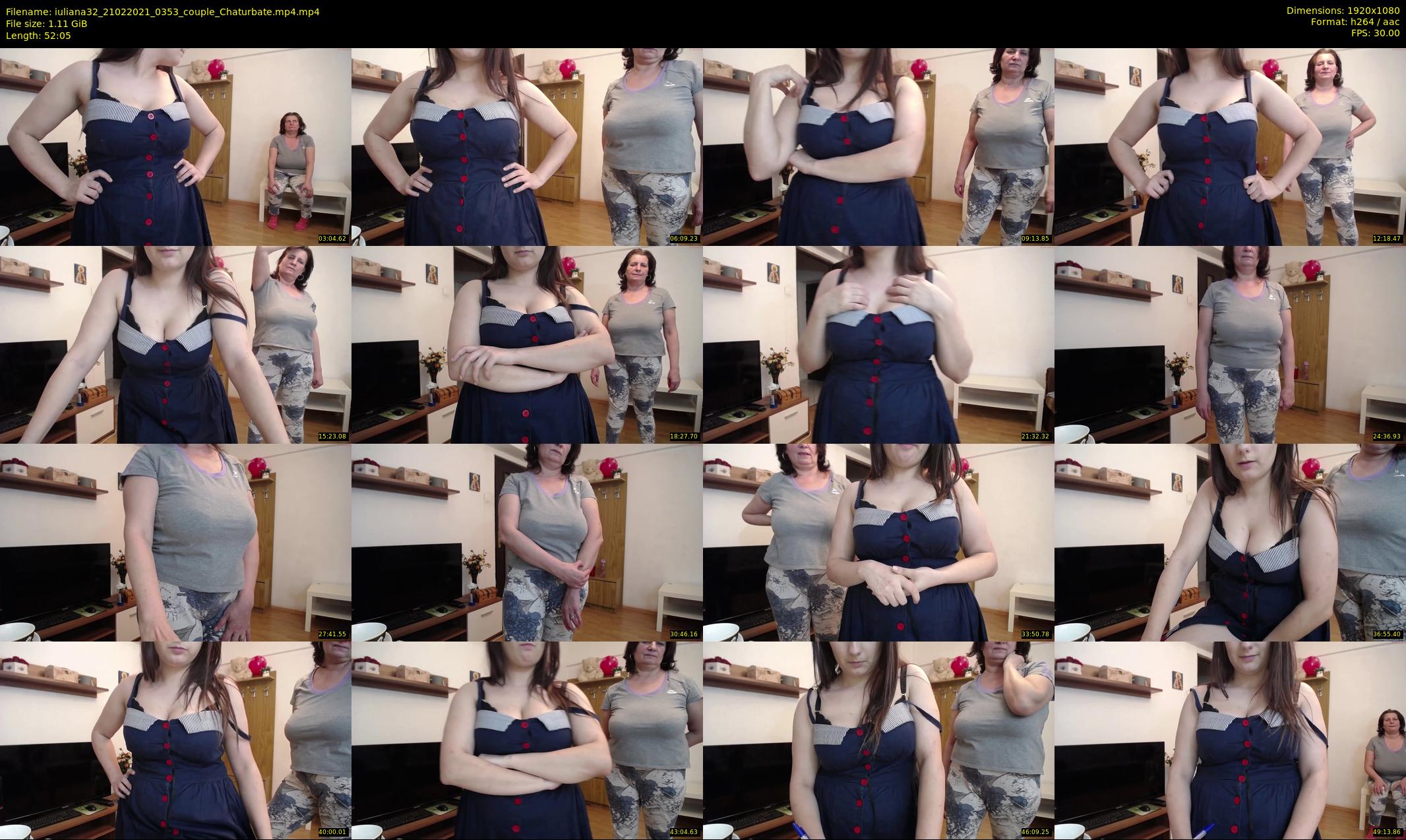 iuliana32 — 53 minute Chaturbate couple cam show recording, 1080p, Feb 21, 2021