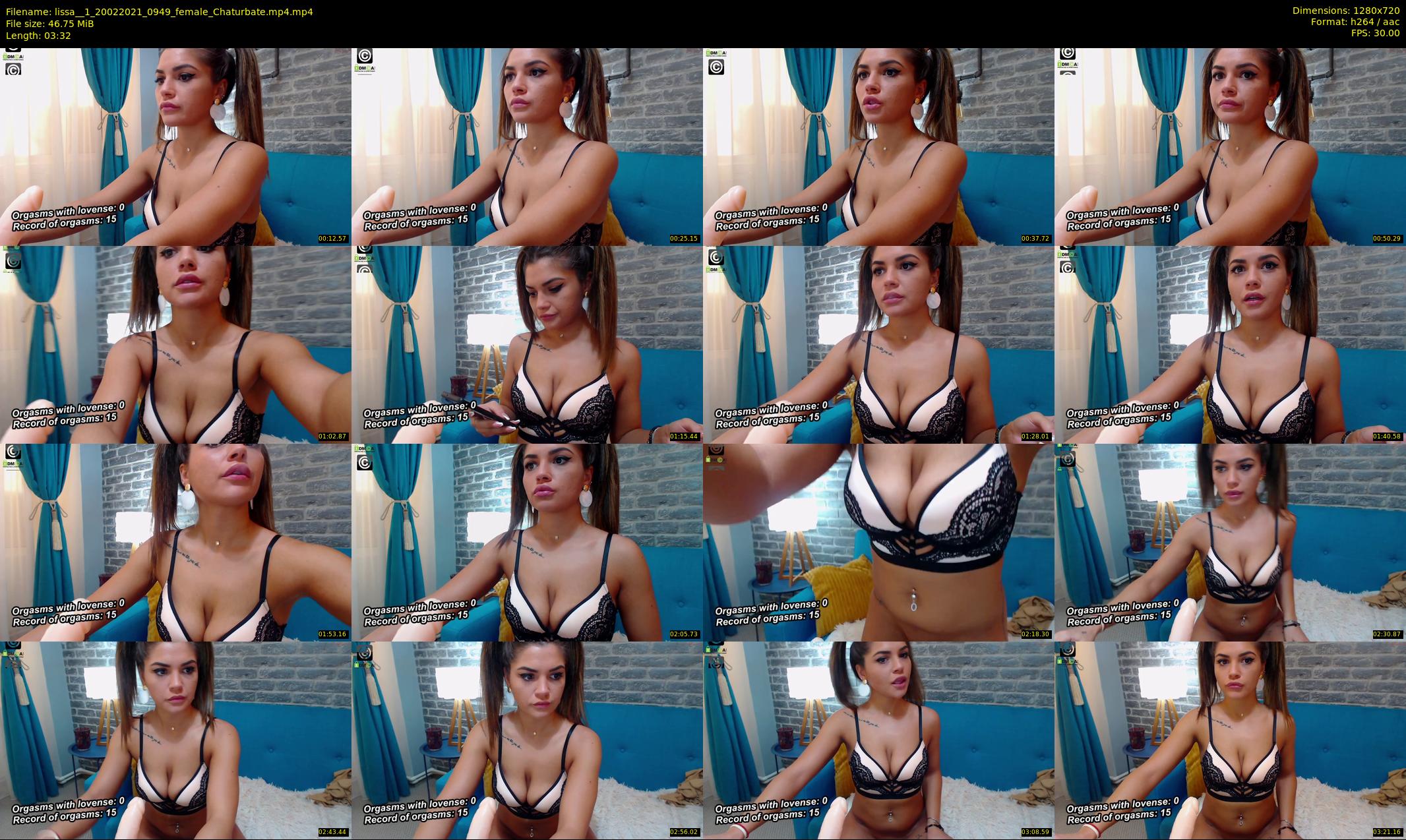 lissa__1 — 4 minute Chaturbate female cam show recording, 720p, Feb 20, 2021