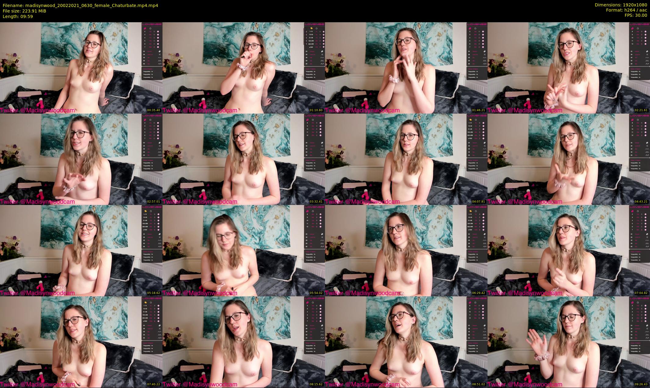 madisynwood — 10 minute Chaturbate female cam show recording, 1080p, Feb 20, 2021