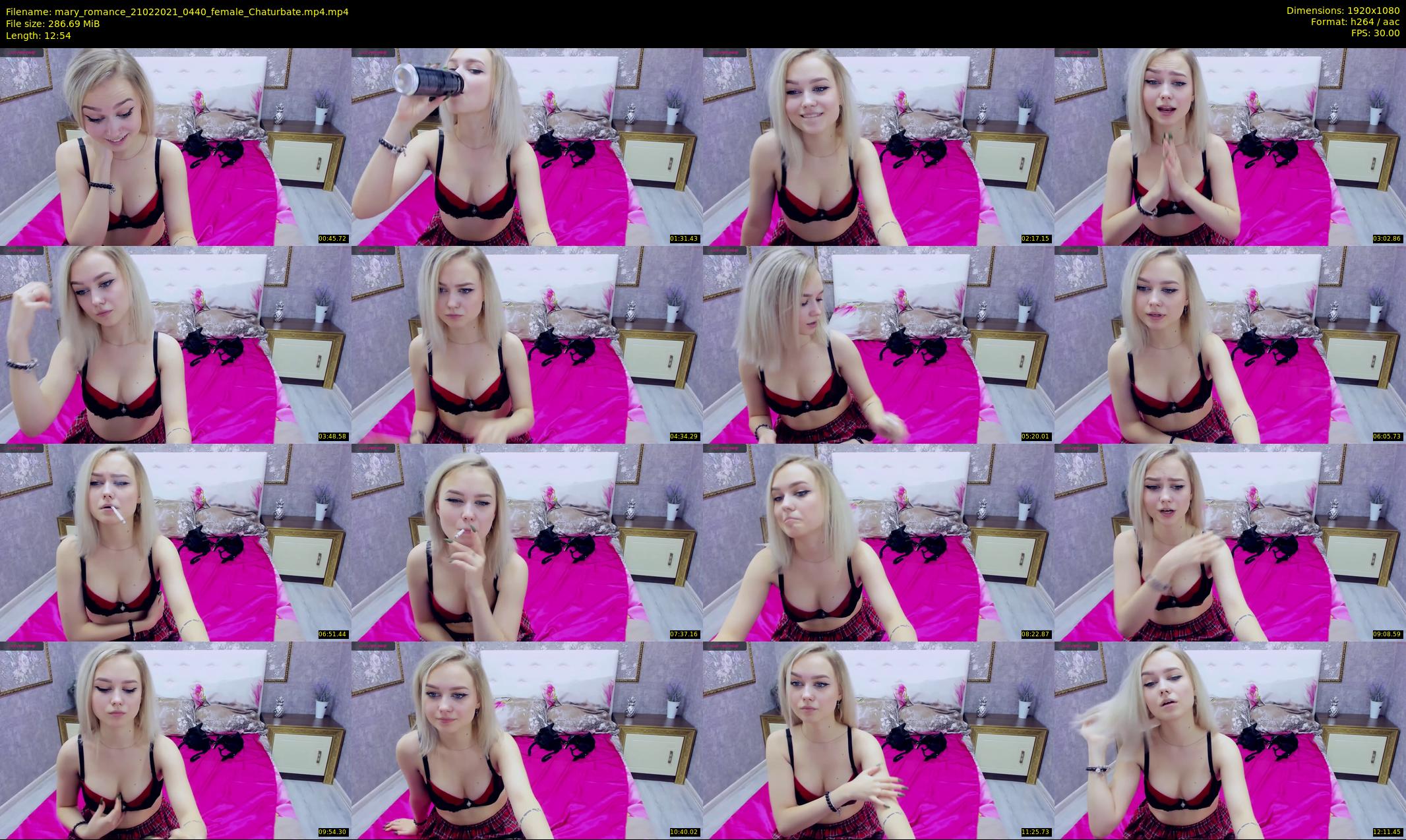 mary_romance — 13 minute Chaturbate female cam show recording, 1080p, Feb 21, 2021
