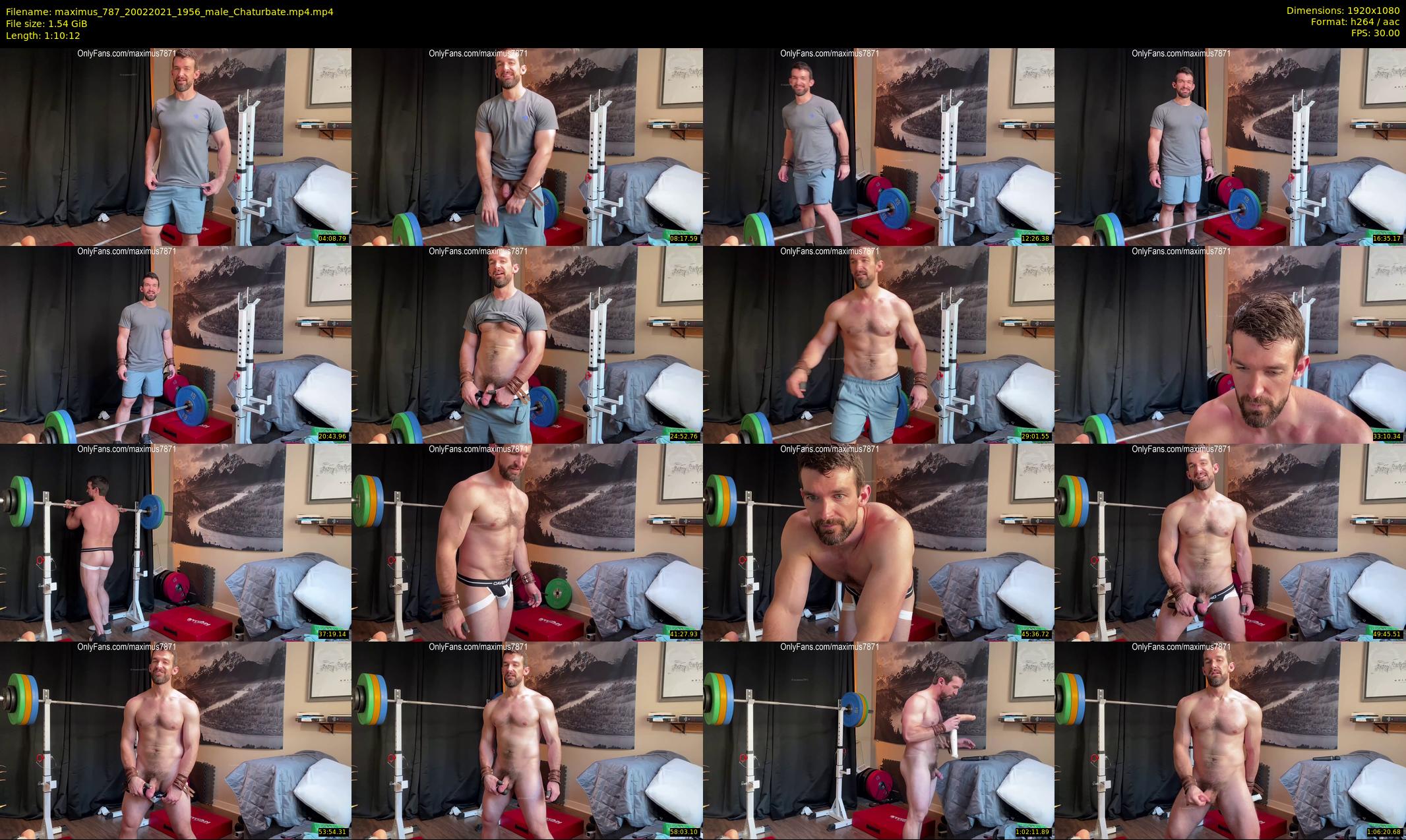maximus_787 — 71 minute Chaturbate male cam show recording, 1080p, Feb 20, 2021