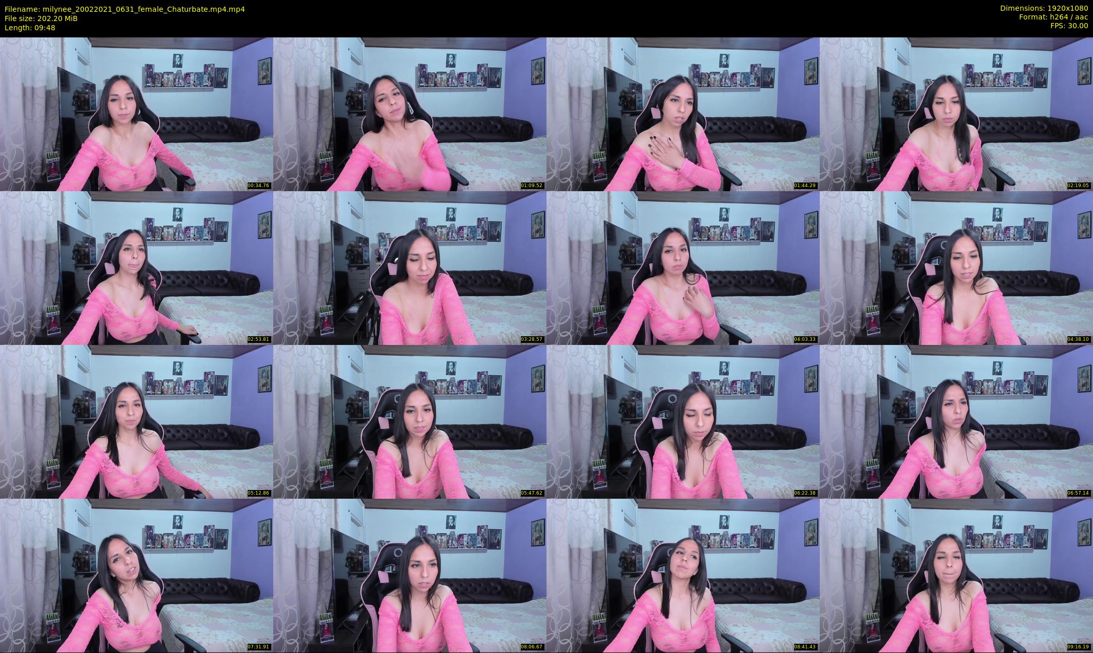 milynee — 10 minute Chaturbate female cam show recording, 1080p, Feb 20, 2021