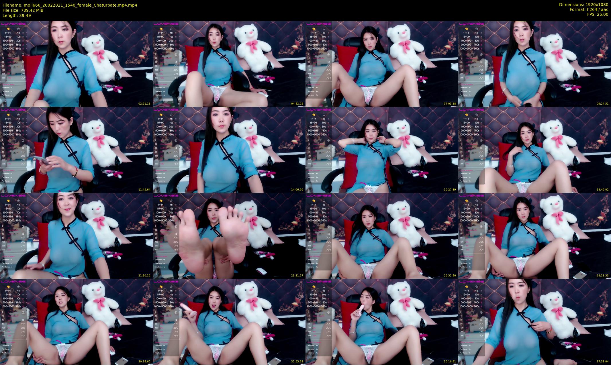 moli666 — 40 minute Chaturbate female cam show recording, 1080p, Feb 20, 2021