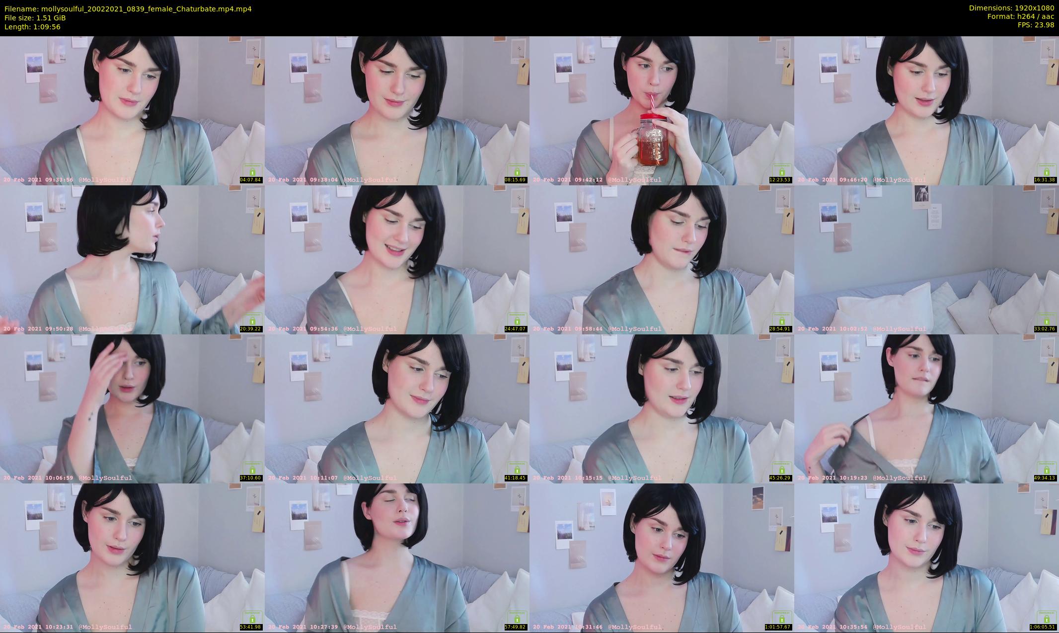 mollysoulful — 70 minute Chaturbate female cam show recording, 1080p, Feb 20, 2021