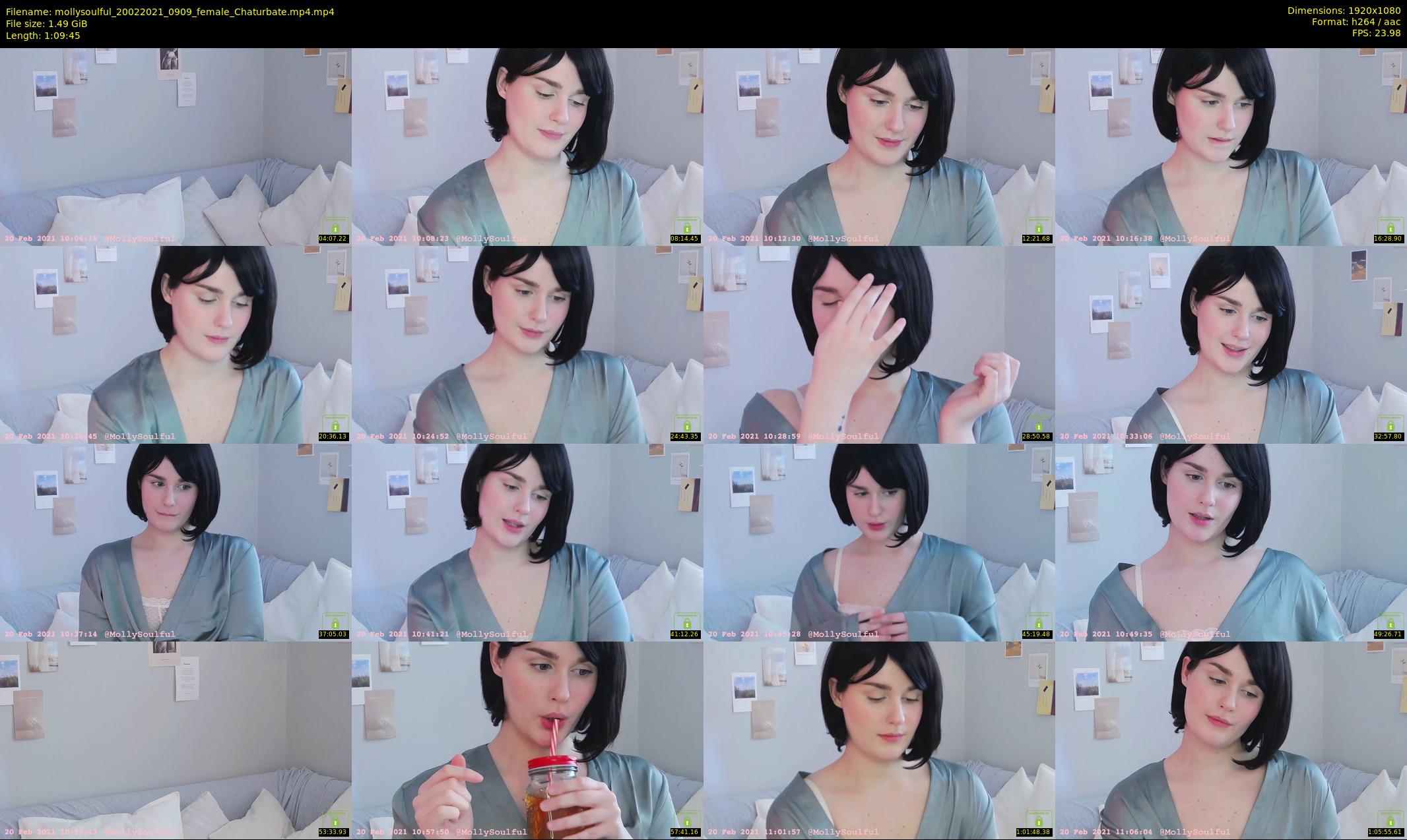 mollysoulful — 70 minute Chaturbate female cam show recording, 1080p, Feb 20, 2021