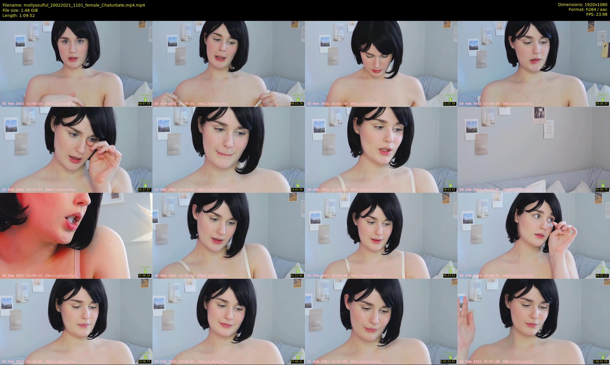 mollysoulful — 70 minute Chaturbate female cam show recording, 1080p, Feb 20, 2021