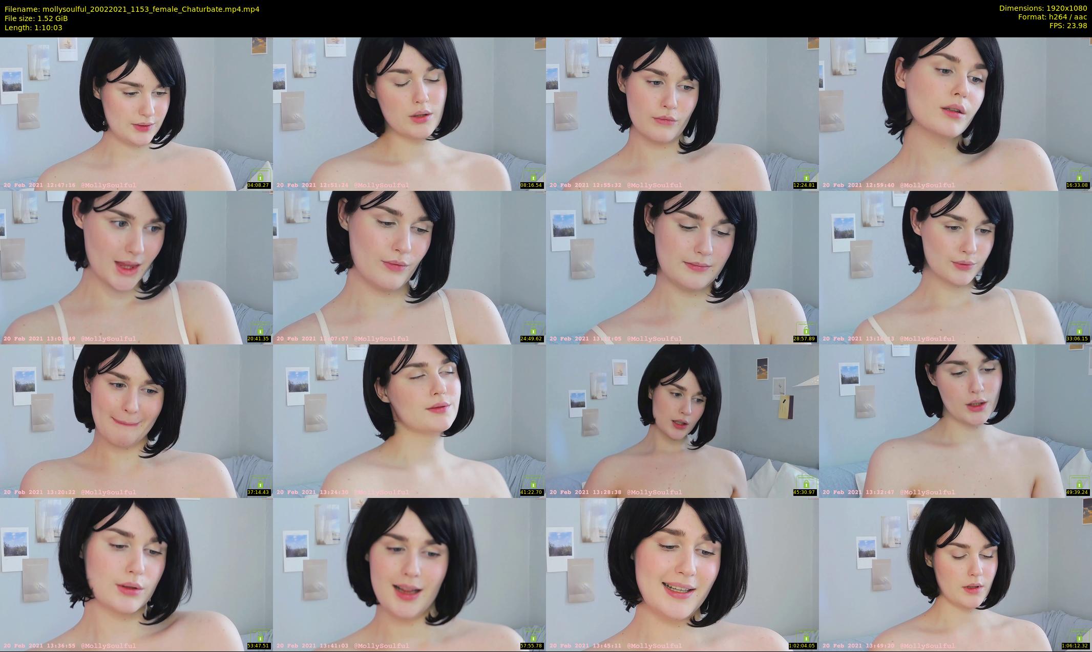 mollysoulful — 71 minute Chaturbate female cam show recording, 1080p, Feb 20, 2021