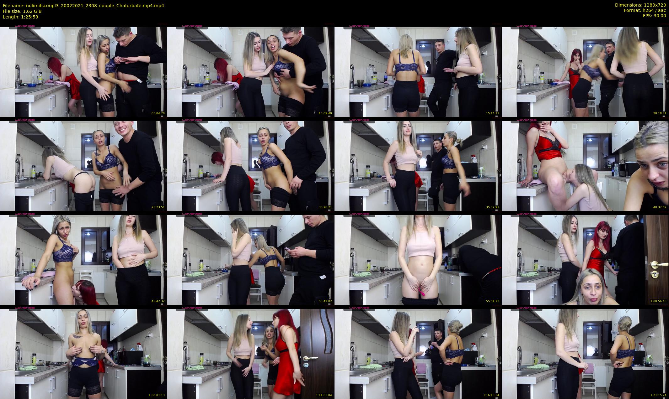 nolimitscoupl3 — 86 minute Chaturbate couple cam show recording, 720p, Feb 20, 2021